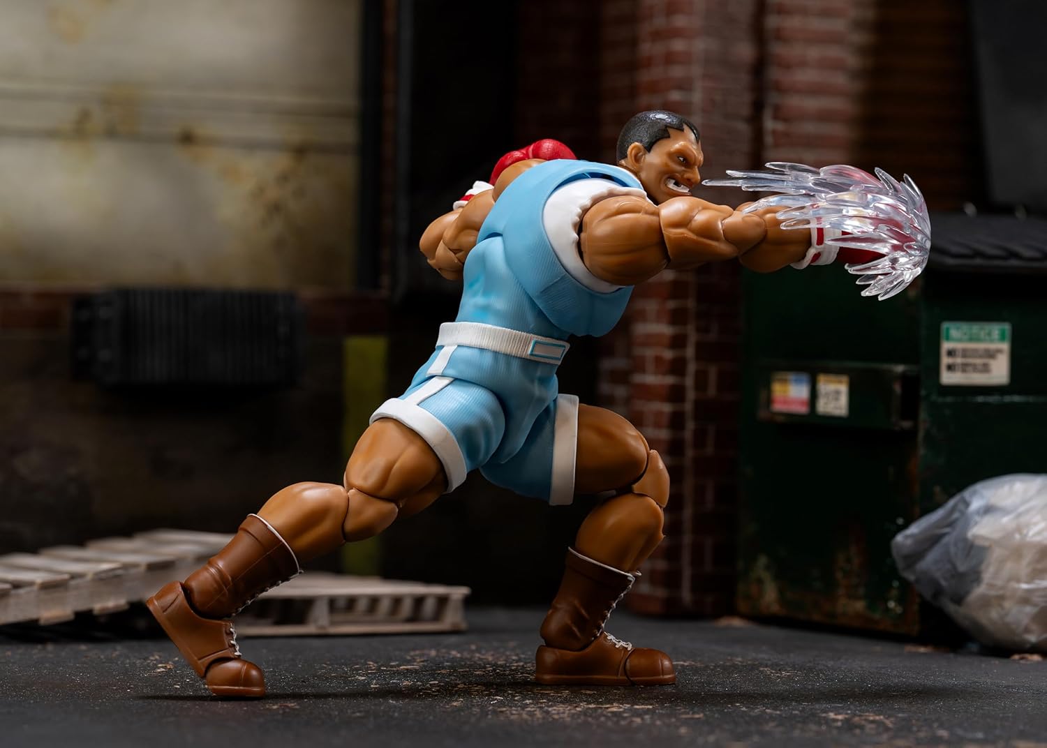 Jada Toys Street Fighter II Balrog Action Figure 1:12 Deluxe Scale 6" Tall, Fully Articulated, Collector Packaging | Street Fighter 2 The Final Challengers 6 Inch Action Figure Deluxe - Balrog