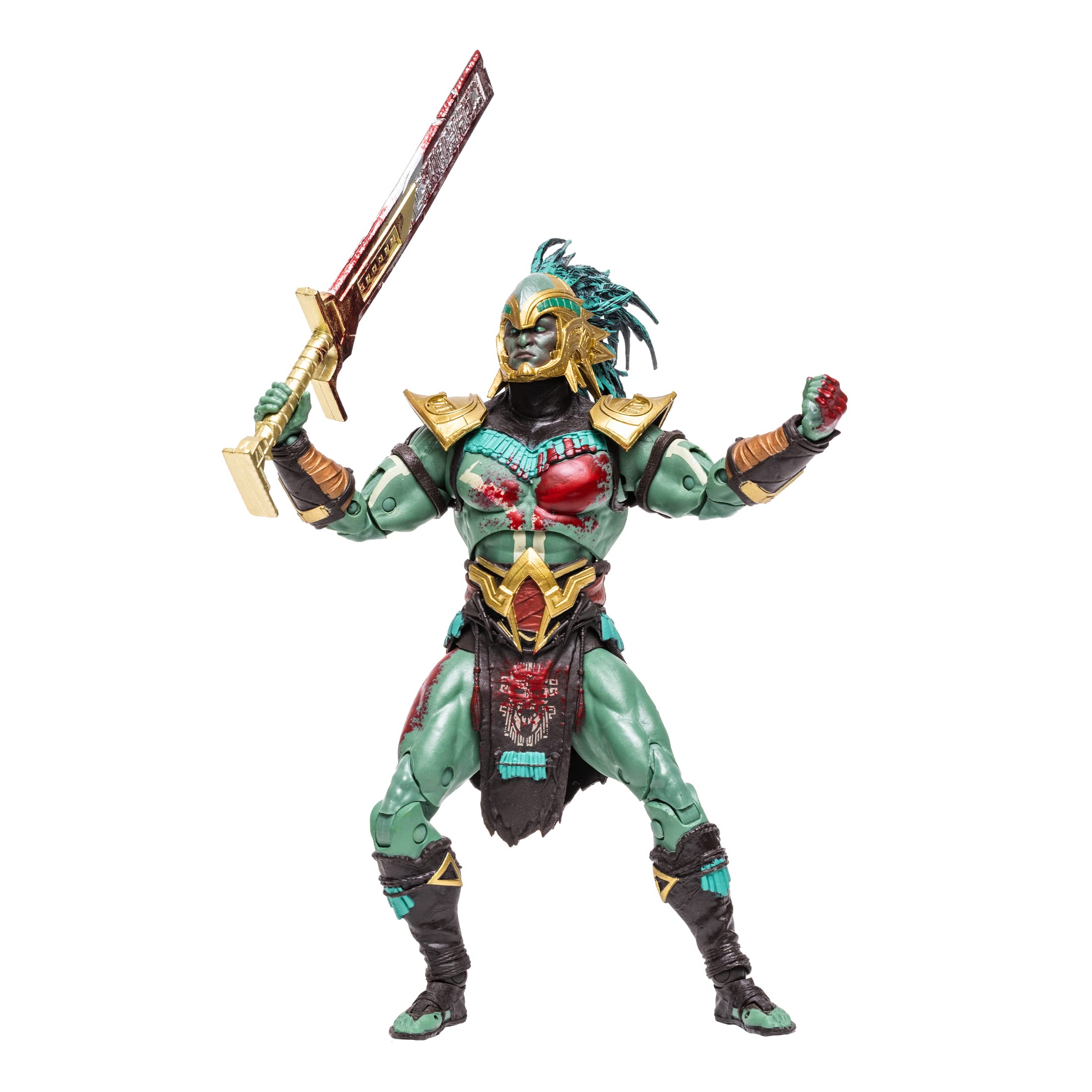 McFarlane Toys Mortal Kombat Kotal Kahn 7" Action Figure with Accessories | Mortal Kombat 7 Inch Action Figure Wave 7 - Kotal Kahn