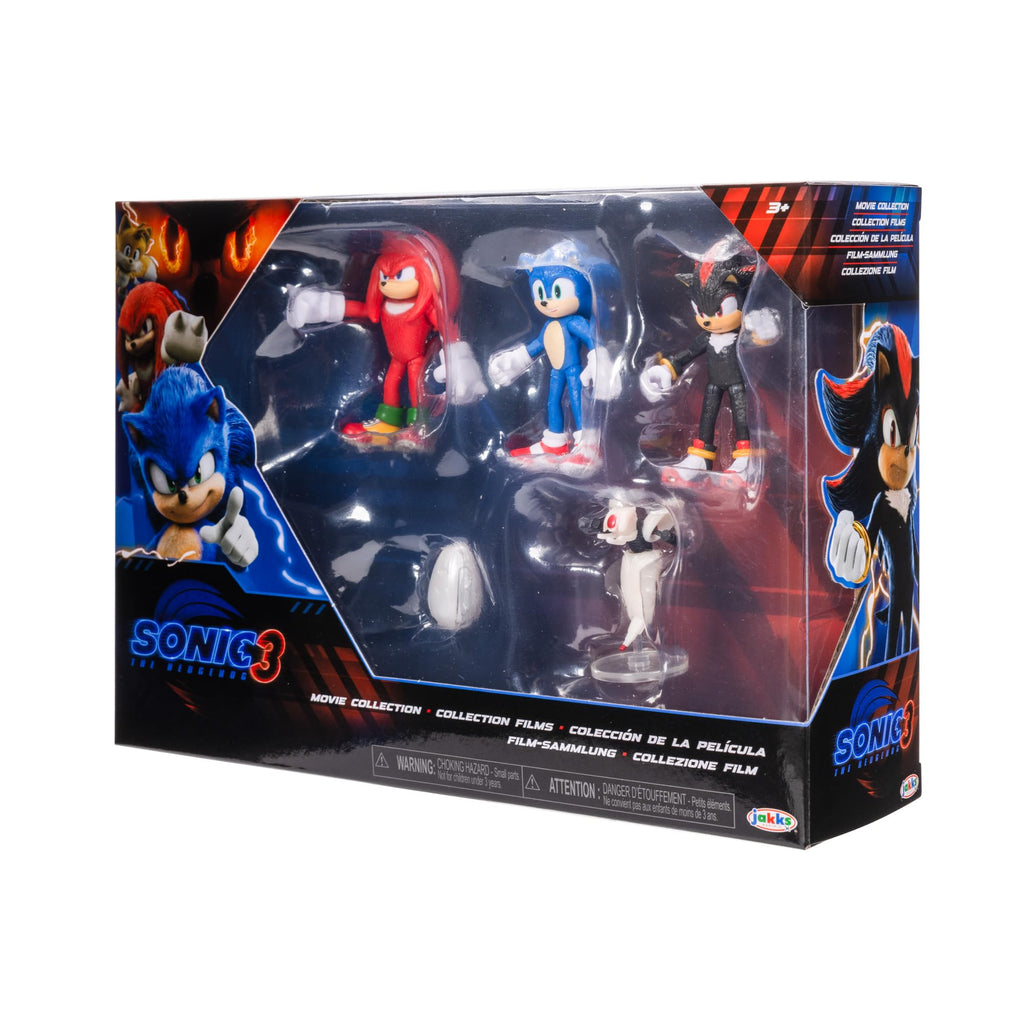 Sonic the Hedgehog 3 Action Figures - 2.5-Inch Collector Set with Knuckles, Shadow, Buzz Bomber & Drone - Flex Gamingproduct_type
