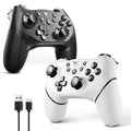AceGamer Wireless Pro Controller for Nintendo Switch/Lite/OLED/Switch 2/PC, 2 pack, Hall Effect Joystick for Switch 2 Pro Controller with Wake-Up/Dual Vibration/Turbo/Ergonomic ! (Black&White) - Flex Gamingproduct_type