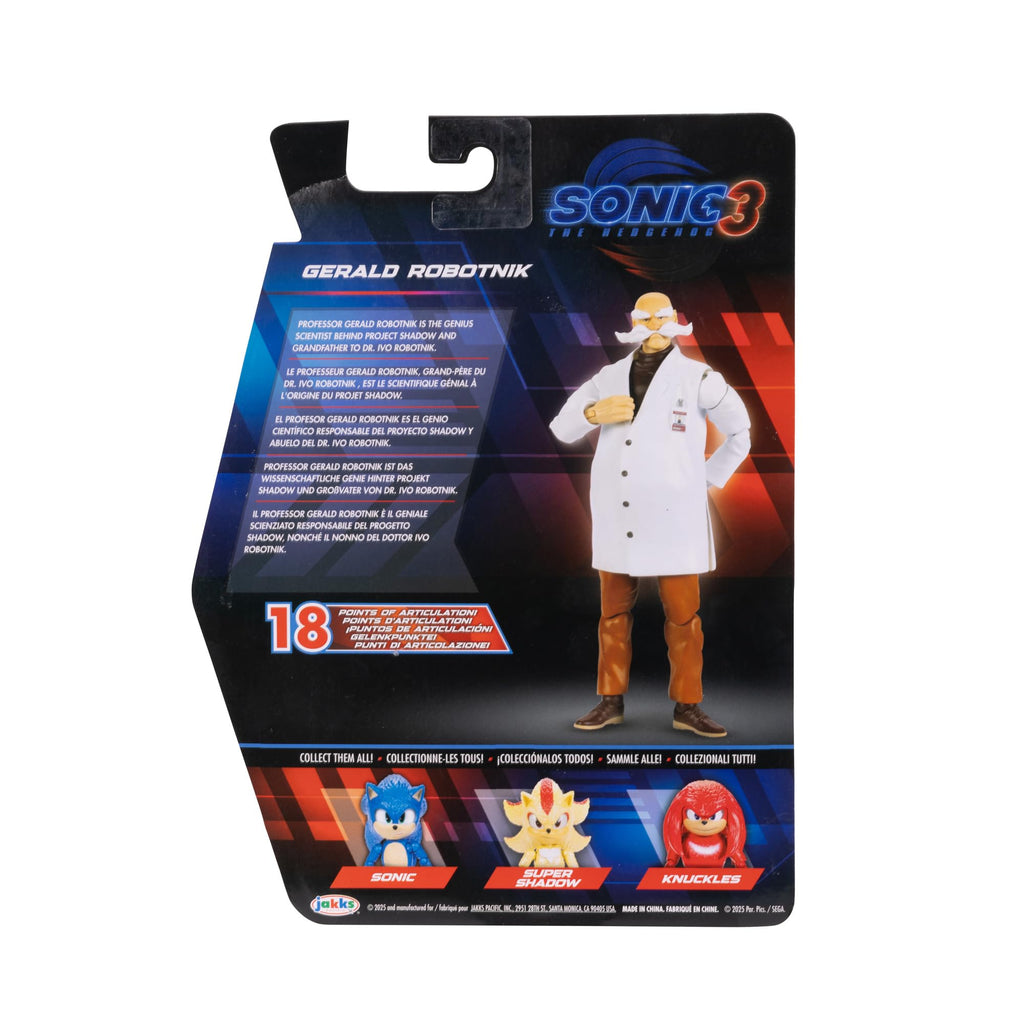 Sonic The Hedgehog – 5-Inch Shadow Action Figure – 20+ Points of Articulation – Official Collector Toy – Boys & Girls Ages 3+ | Sonic The Hedgehog Movie 5 Inch Action Figure Wave 1 - Shadow (Closed Mouth)