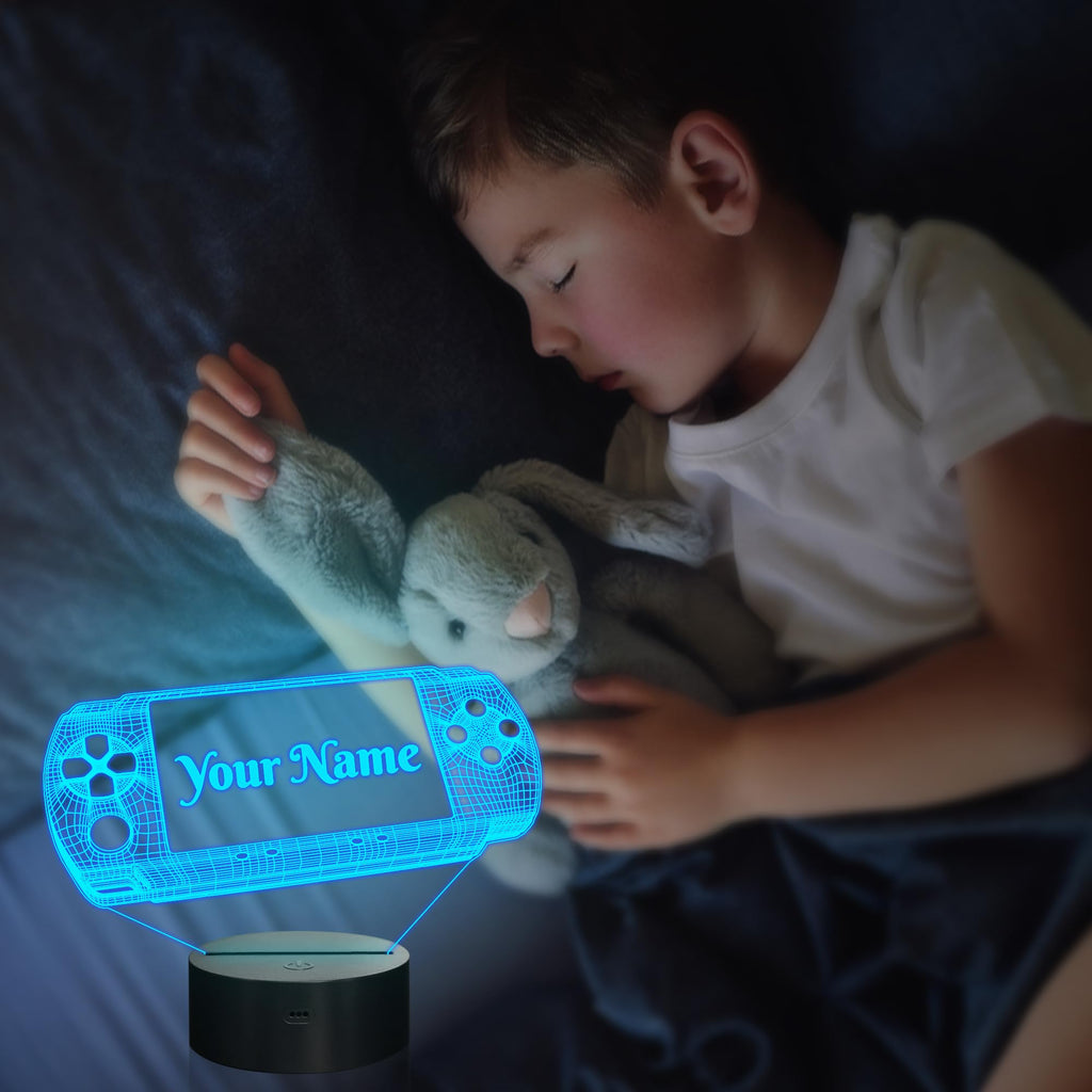 Attivolife Gamepad 3D Lamp, Hologram Illusion Controller Night Light for Kid, 16 Colors Changing & Remote Dimmer Control, Cool Boy Girl Video Gaming Room Accessories as Xmas Birthday Gift for Teen