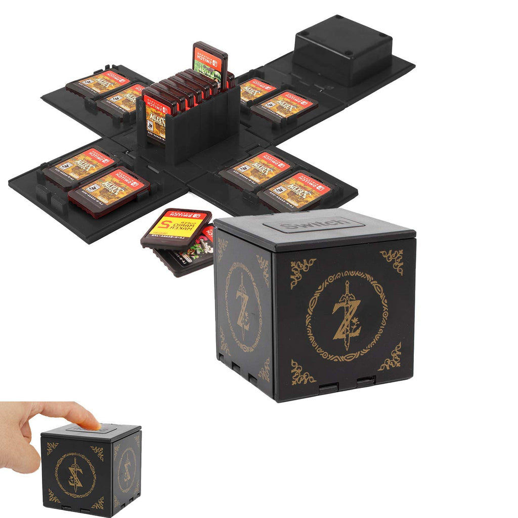 Game Card Holder for Nintendo Switch - 16 Game Card Case Storage Cube, Portable Organizer for Switch Lite - Flex Gamingproduct_type