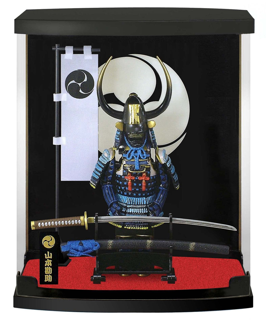 MEISTER JAPAN Samurai Figure Yamamoto Kansuke 8.3" w/Katana & Case | 1:10 scale armor honoring the Takeda strategist, with stand, flag & kakedai stand; dust-proof, gift for history fans - Flex Gamingproduct_type