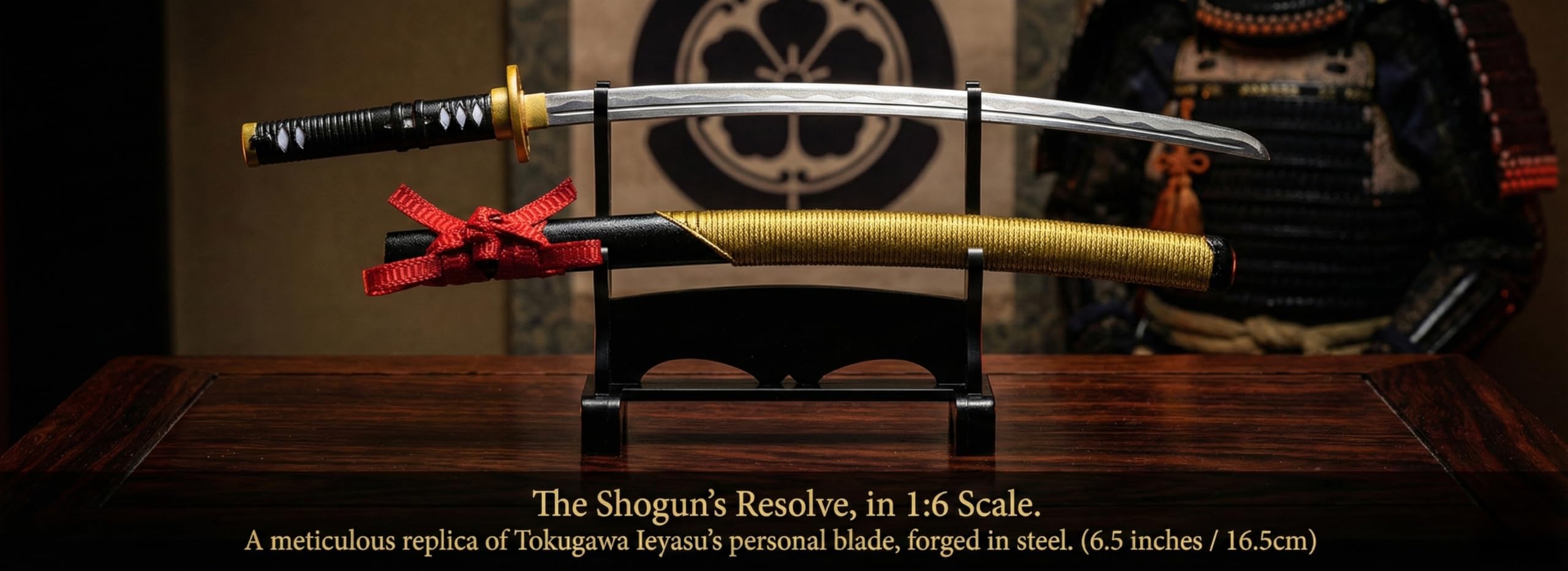 MEISTER JAPAN Samurai Figure Yamamoto Kansuke 8.3" w/Katana & Case | 1:10 scale armor honoring the Takeda strategist, with stand, flag & kakedai stand; dust-proof, gift for history fans - Flex Gamingproduct_type
