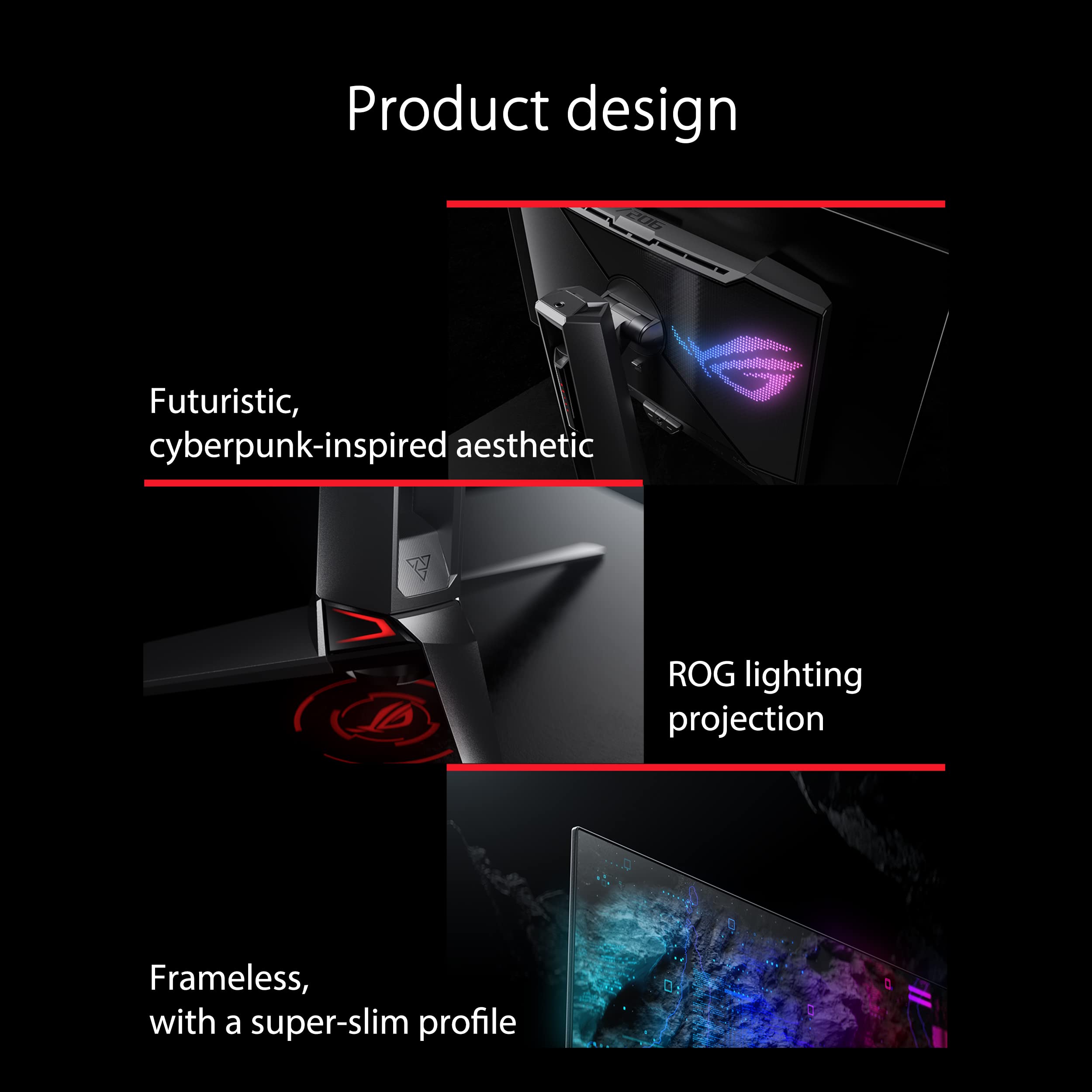 ASUS ROG Strix OLED Gaming Monitor – 5 Styles