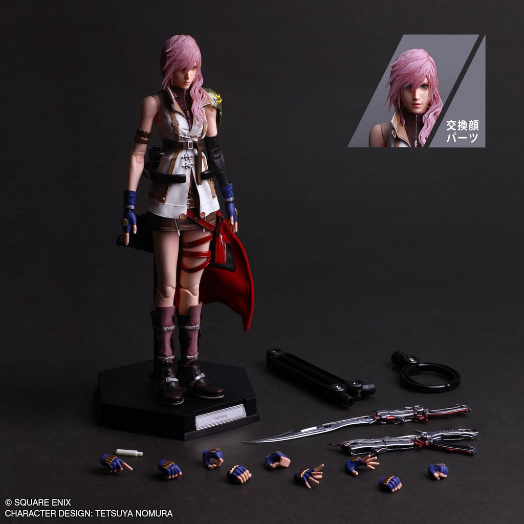 Final Fantasy XIII PLAY ARTS True Lightning PVC Pre-painted Action Figure