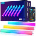 Govee Glide Wall Lights, RGBIC LED Light, Smart Gaming Light Compatible with SmartThings, RGB Lights Bar, LED Wall Lights for Bedroom, 2 Panels Set (3 Sections/Panel), Not Flexible - Flex Gamingproduct_type