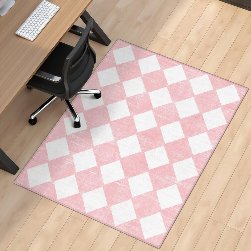 Gaming Chair Mat for Carpet Hardwood Tile Floor,36"x48" Gamer Rugs for Game Room, Under Desk Non Slip Gamer Rug,Low-Pile Game Room Rug,Rubber Backing Large Gaming Chair Floor Mat,Green Honeycomb - Flex Gamingproduct_type