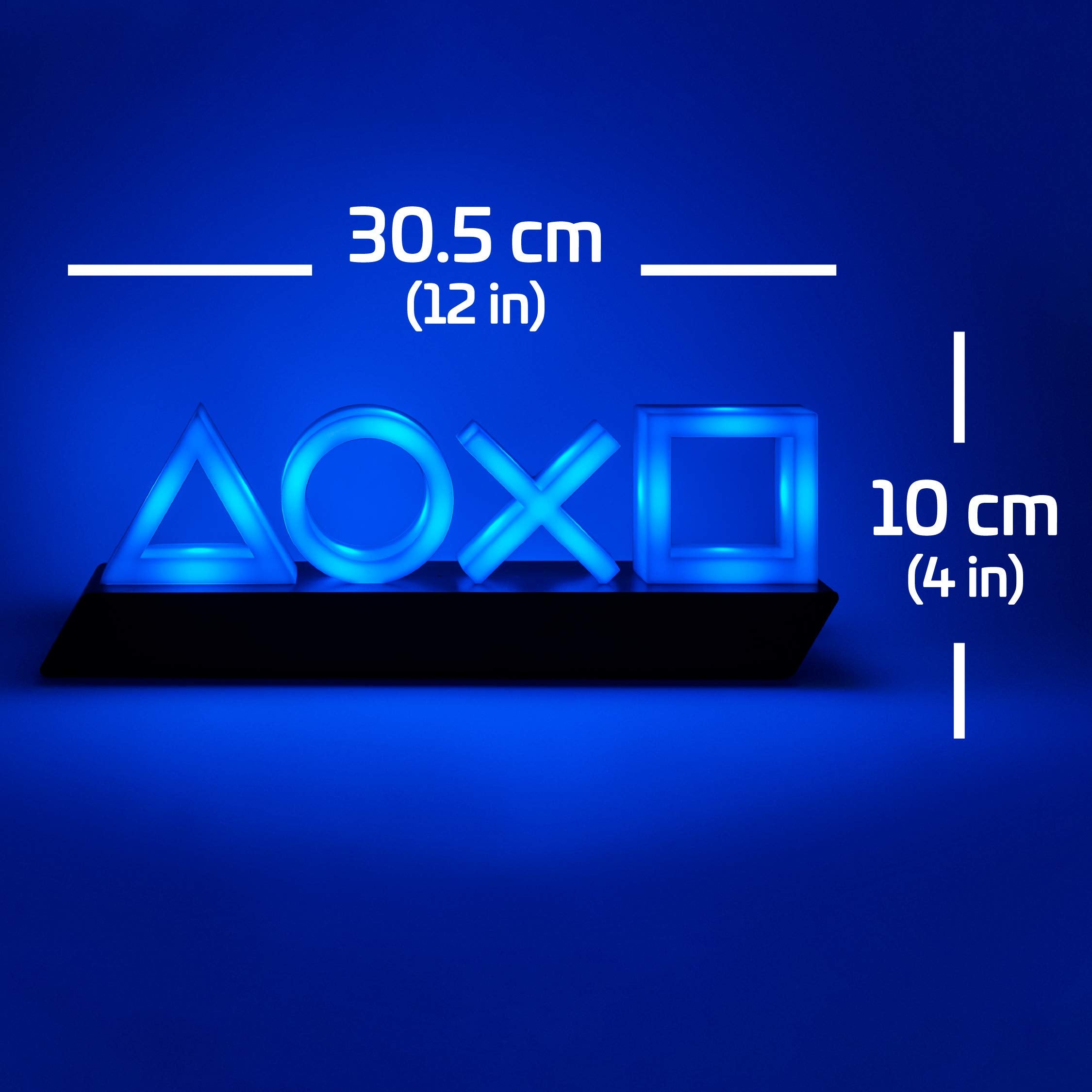 Paladone Playstation Controller Icons Light with 3 Light Modes - Sound Reactive, Dynamic Phasing, and Standard Mode - Gaming Desk Accessories and Game Room Decor - Flex Gamingproduct_type