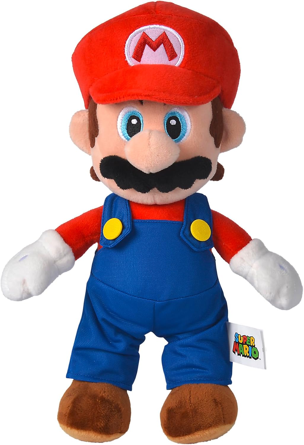Simba Super Mario Plush Figure – Official Nintendo Licensed Character Soft Toy, Detailed Stuffed Gaming Figure for Kids and Fans, Collectible Cuddly Plush, Gift from 3 Years