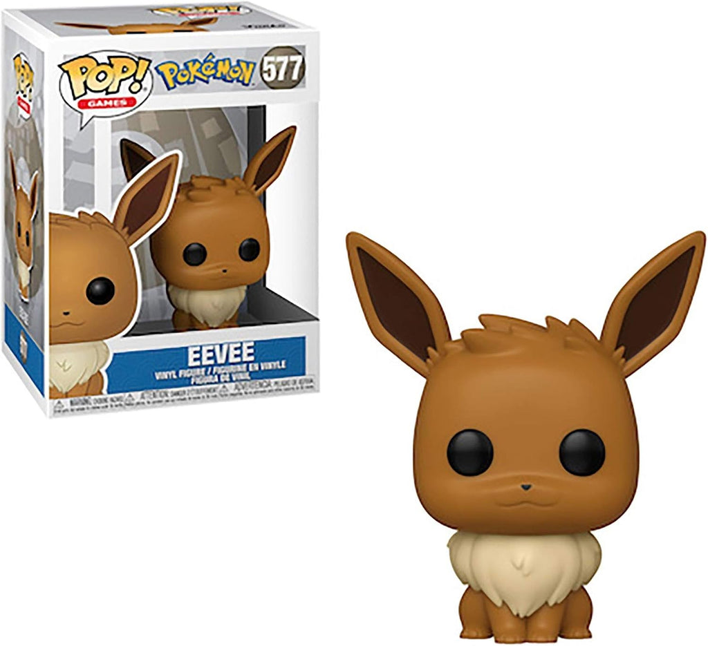 Funko POP! Games: Pokemon - Eevee | Official Merch - Collectable Vinyl Figurine for Shelf Display - Birthday Gift Idea for Fans and Collectors