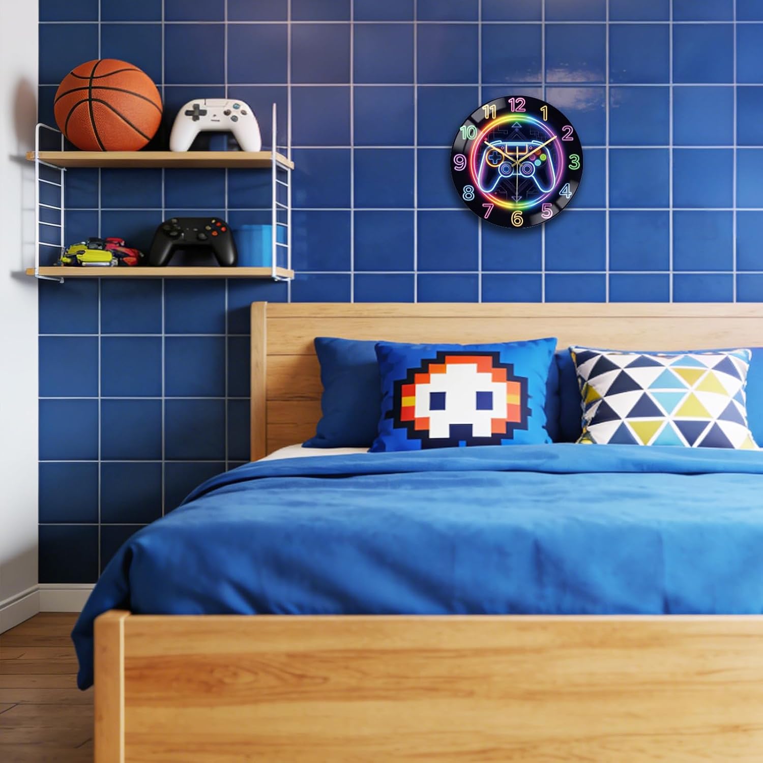 Peacoblue Silent Wall Clock – 26 Styles
