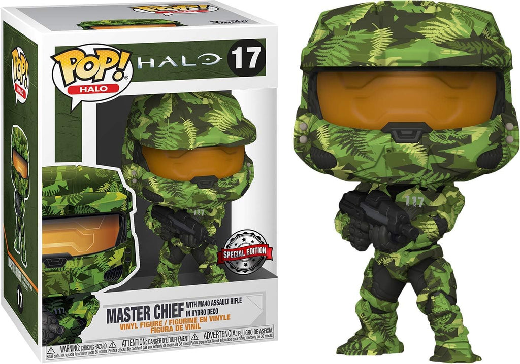 Funko Halo Master Chief with MA40 Assault Rifle in Hydro Deco