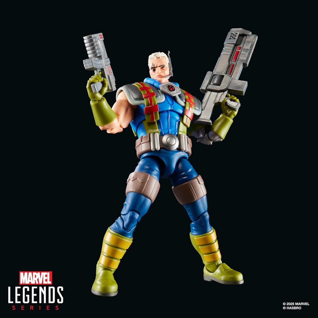 Marvel Legends Series Marvel's Cable, X-Men '97 Collectible 6-Inch Action Figure Toy | 6-Inch Collectible, Includes 6 Accessories, 2 Blasters, 2 Weapon Fx, 20 Plus Points Articulation
