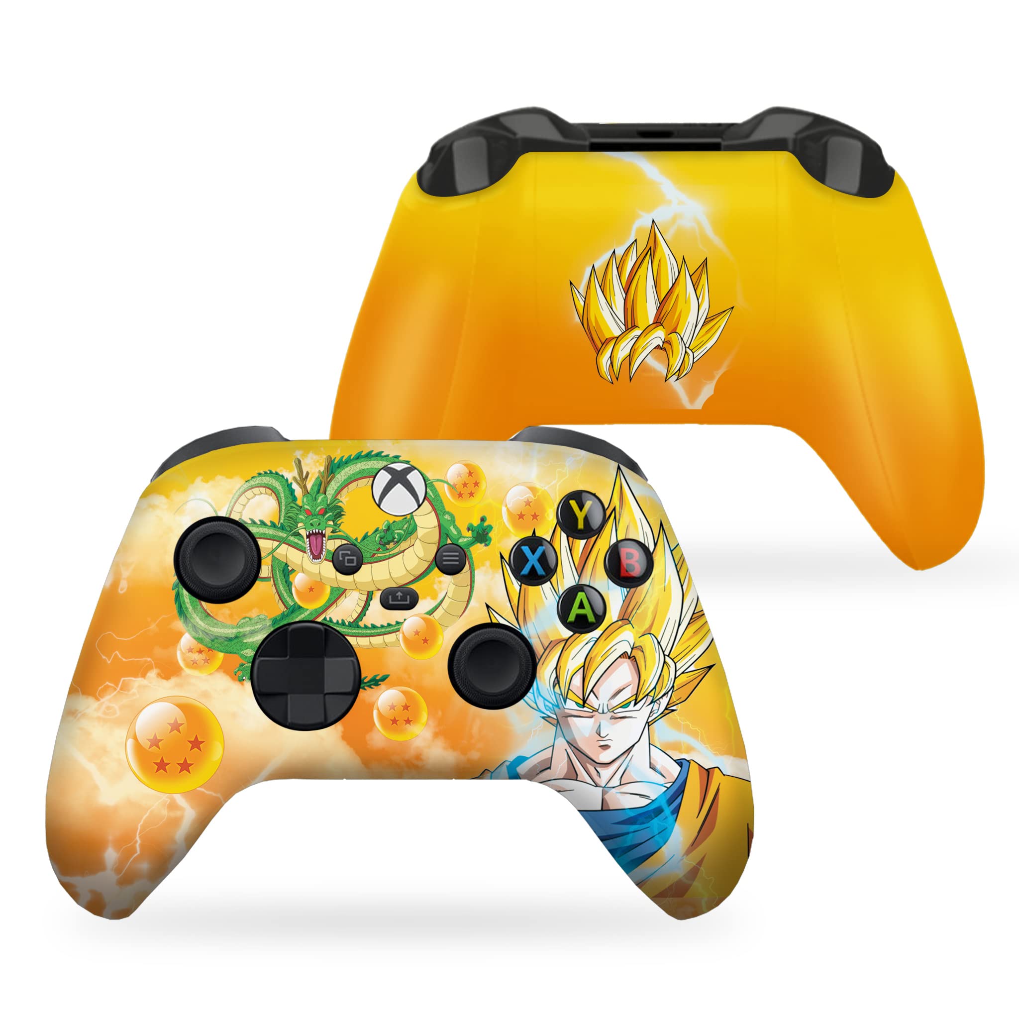 DreamController Go-Ku Custom X-box Controller Wireless compatible with X-box One/Series X/S Proudly Customized in USA with Permanent HYDRO-DIP Printing (NOT JUST A SKIN) - Flex Gamingproduct_type