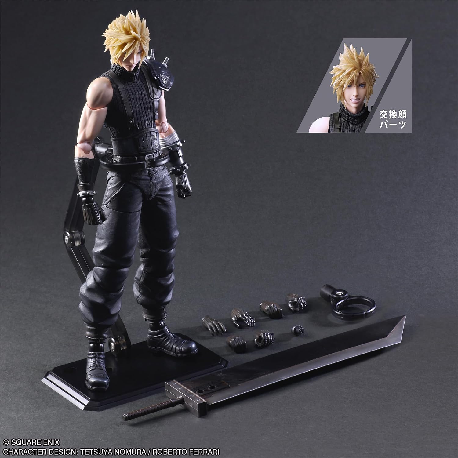 Final Fantasy VII Cloud Strife Figurine - Iconic Play Arts Kai 27 cm Collectible - Flex Gamingproduct_type