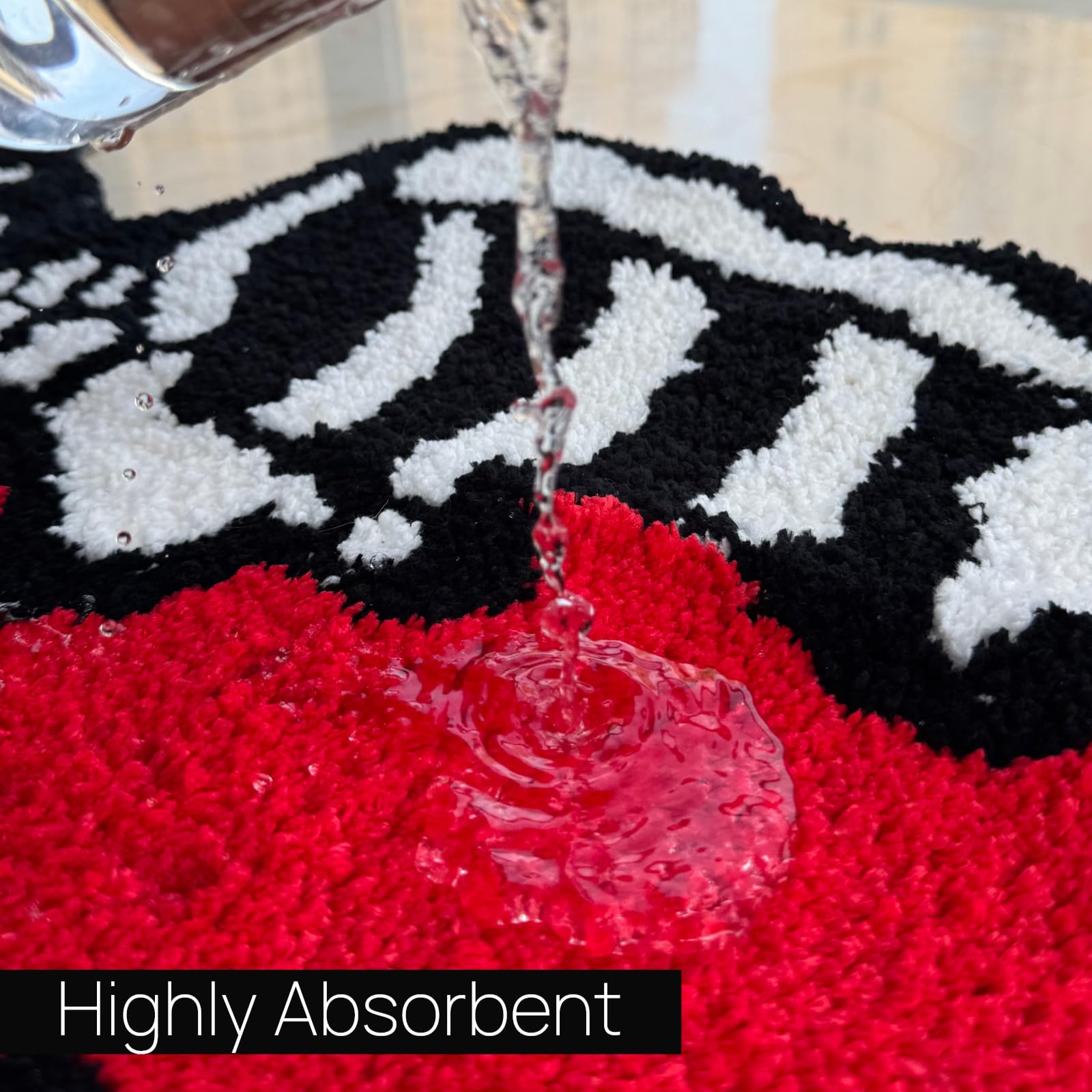 Graduation Bear Rug - Hypebeast Room Decor, Ultra-Soft Hypebeast Rugs with TPR Non-Slip Backing, Trendy Cloud-Like Plush Cute Carpet, Cool Rugs for Bedroom & Man Cave (28"x28") - Flex Gamingproduct_type