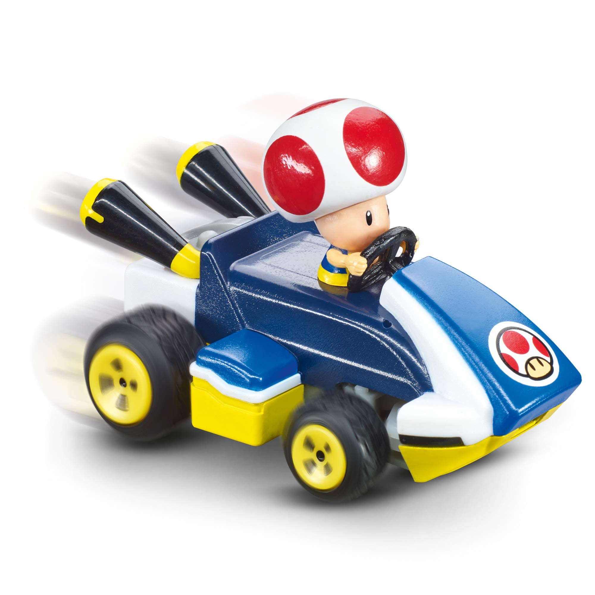 Carrera RC Nintendo Mario Kart 2.4 GHz Mini Collectible Radio Remote Control Toy Car Vehicle - Peach | Official Licensed Mario Miniature Collectible Toy RC Car for Kids 6+, Ready To Run, Rechargeable Battery, Radio RC Racing