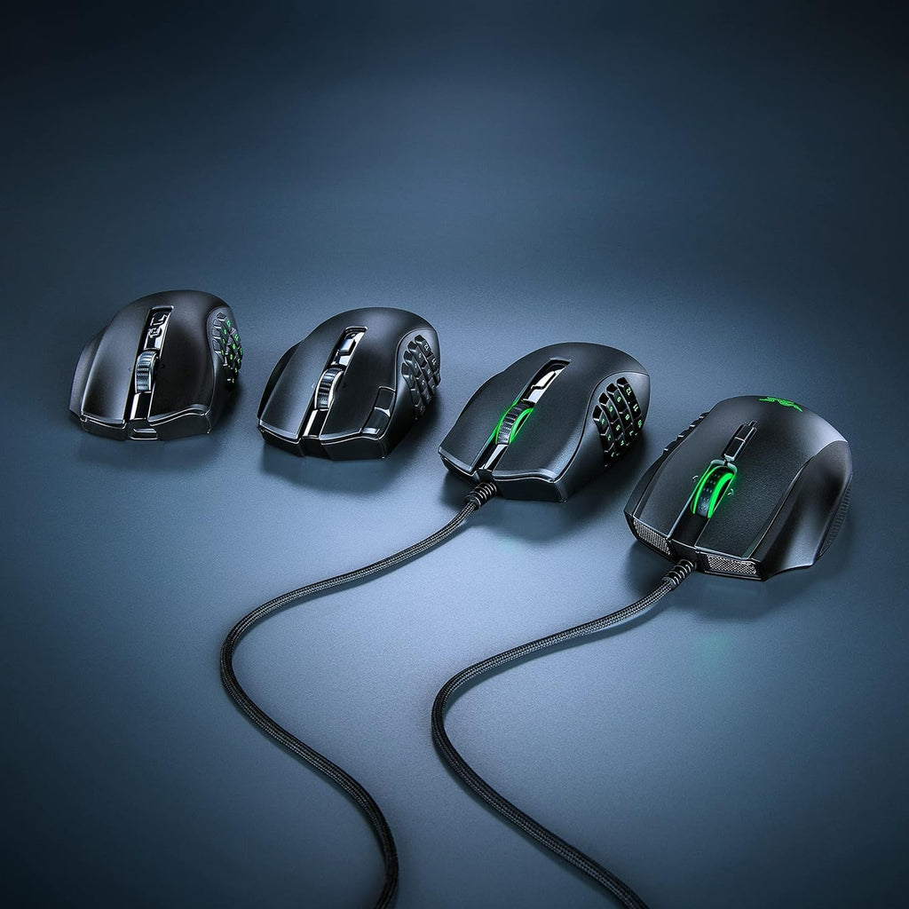 Razer Naga Trinity Gaming Mouse: 16,000 DPI Optical Sensor - Chroma RGB Lighting - Interchangeable Side Plate w/ 2, 7, 12 Button Configurations - Mechanical Switches - Flex Gamingproduct_type