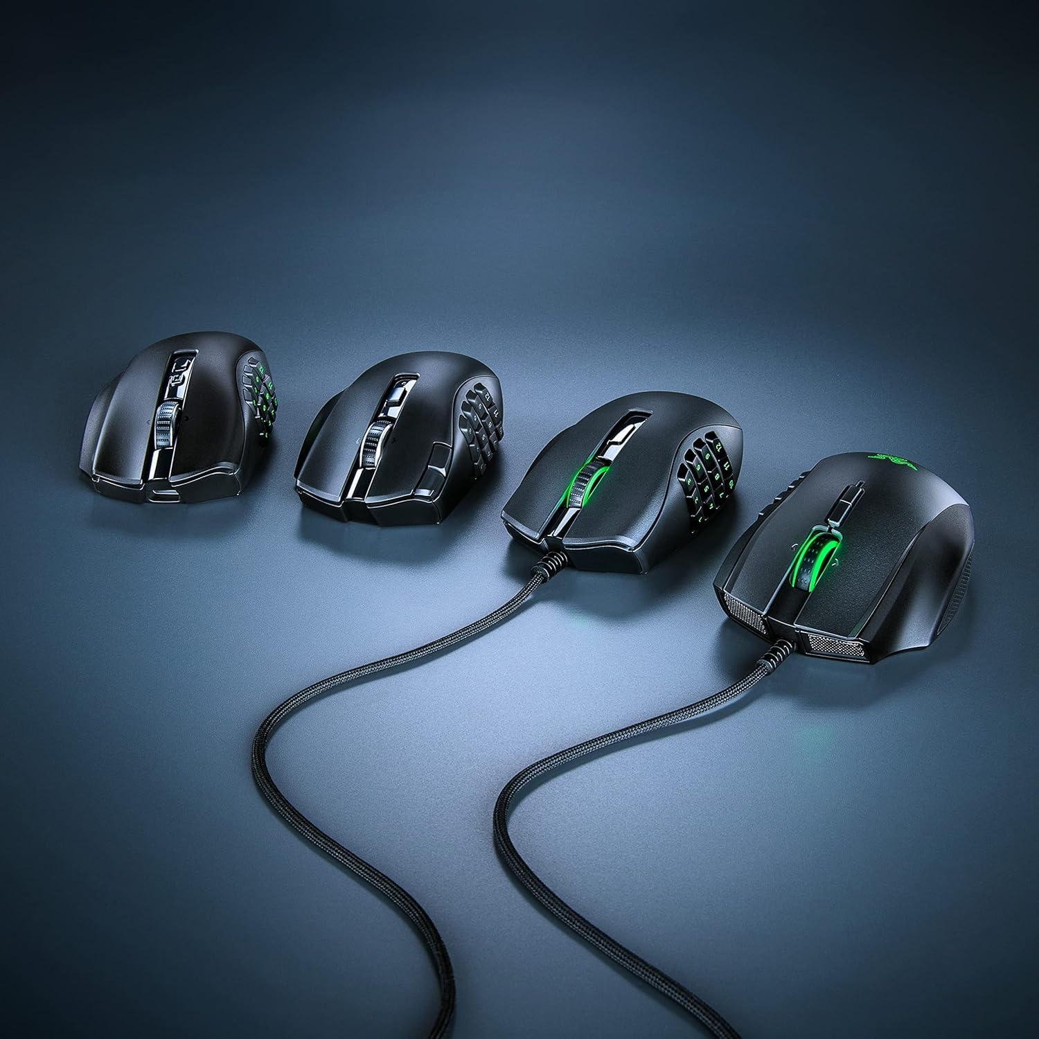Razer Naga Trinity Gaming Mouse: 16,000 DPI Optical Sensor - Chroma RGB Lighting - Interchangeable Side Plate w/ 2, 7, 12 Button Configurations - Mechanical Switches - Flex Gamingproduct_type