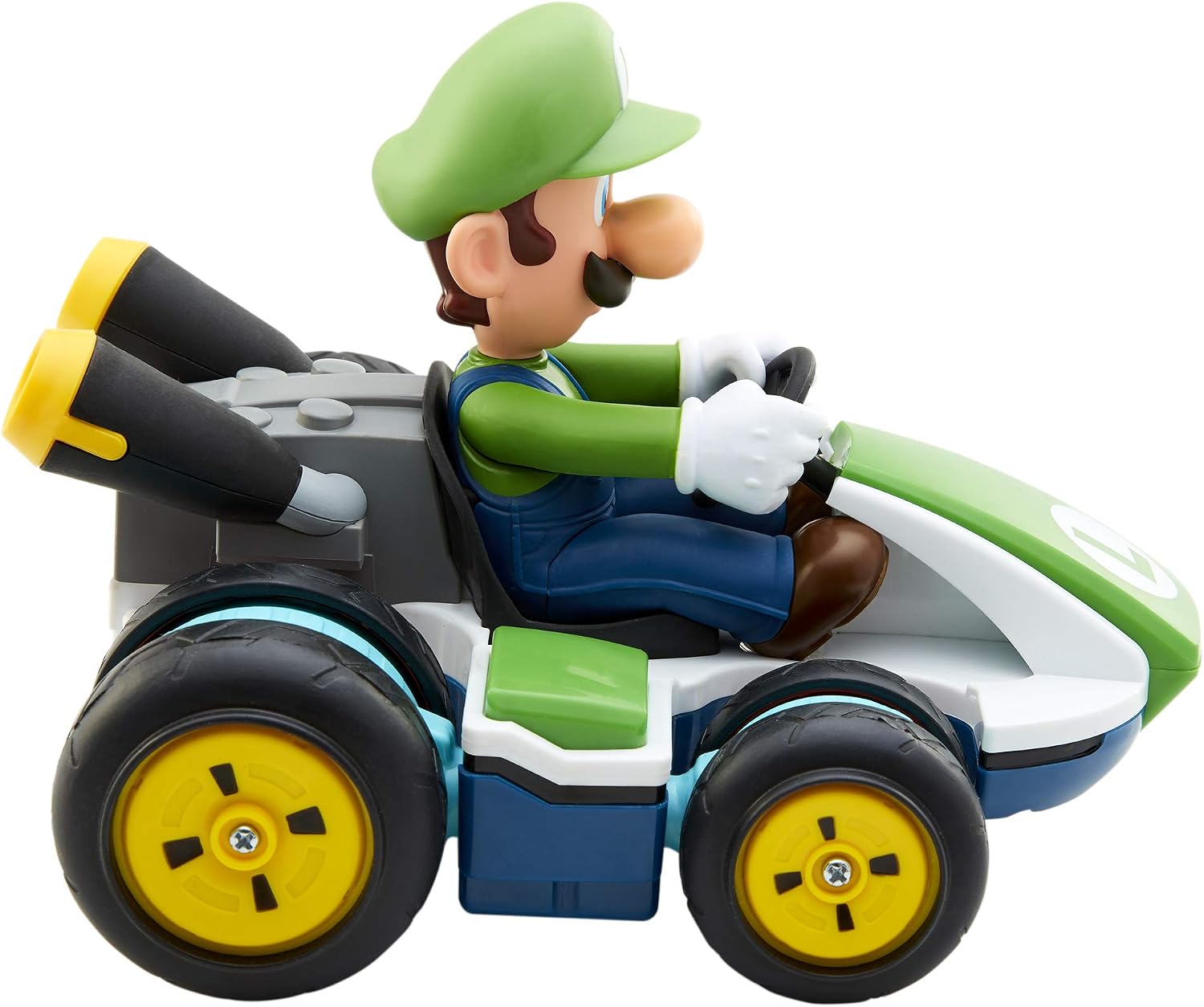 Nintendo Mario Kart 8 Luigi Mini Anti-Gravity Rc Racer 2.4Ghz, with Full Function Steering Create 360 Spins, Whiles & Drift!Up to 100'. Range - for Kids Ages 4+