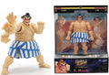 Jada Toys Street Fighter Figure E. Honda (16 cm) - Movable Collectible and Action Figure from Street Fighter 2: The Final Challengers, with Alternative Head, Hands and Accessories, from 13 Years