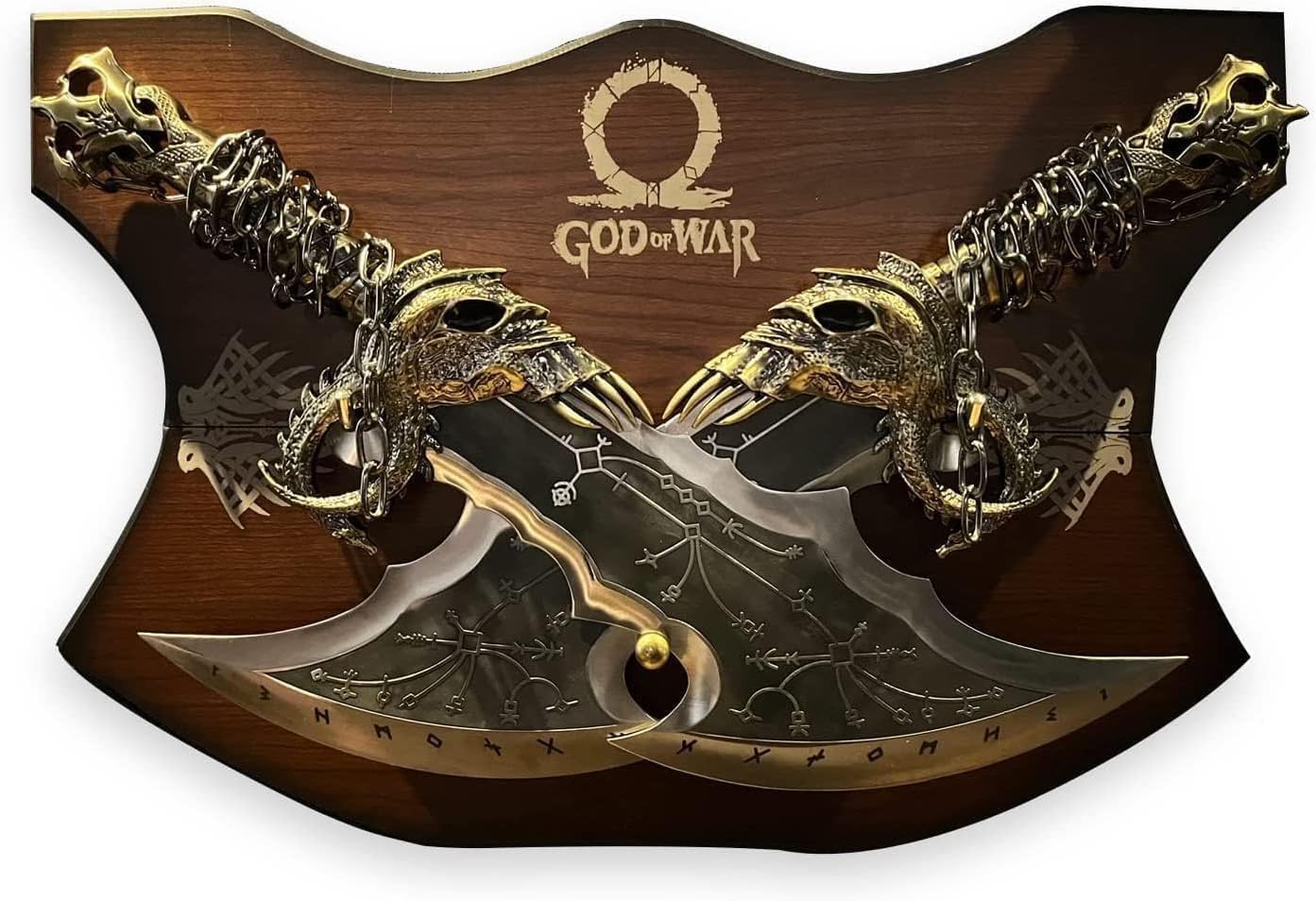 MDM_KT | God of Wars Blades of Chaos Metal, God of Wars, GOW Blades of Chaos Sword Twin Blades Sword, Kraatos Metal Cosplay Weapon Prop 1:1 Replic, Viking Gifts, Men Gift for Him - Flex Gamingproduct_type