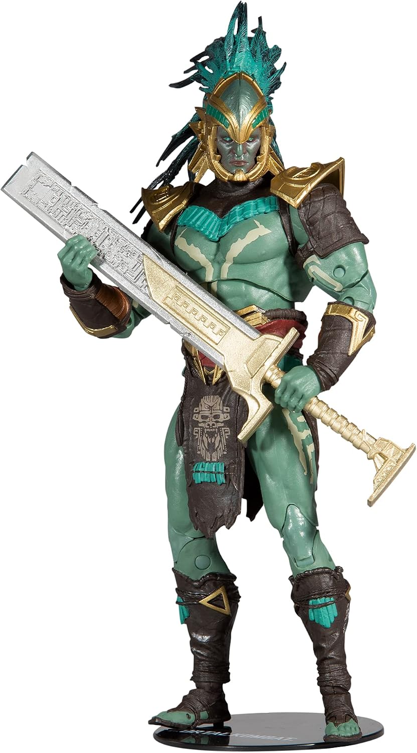 McFarlane Toys Mortal Kombat Kotal Kahn 7" Action Figure with Accessories | Mortal Kombat 7 Inch Action Figure Wave 7 - Kotal Kahn