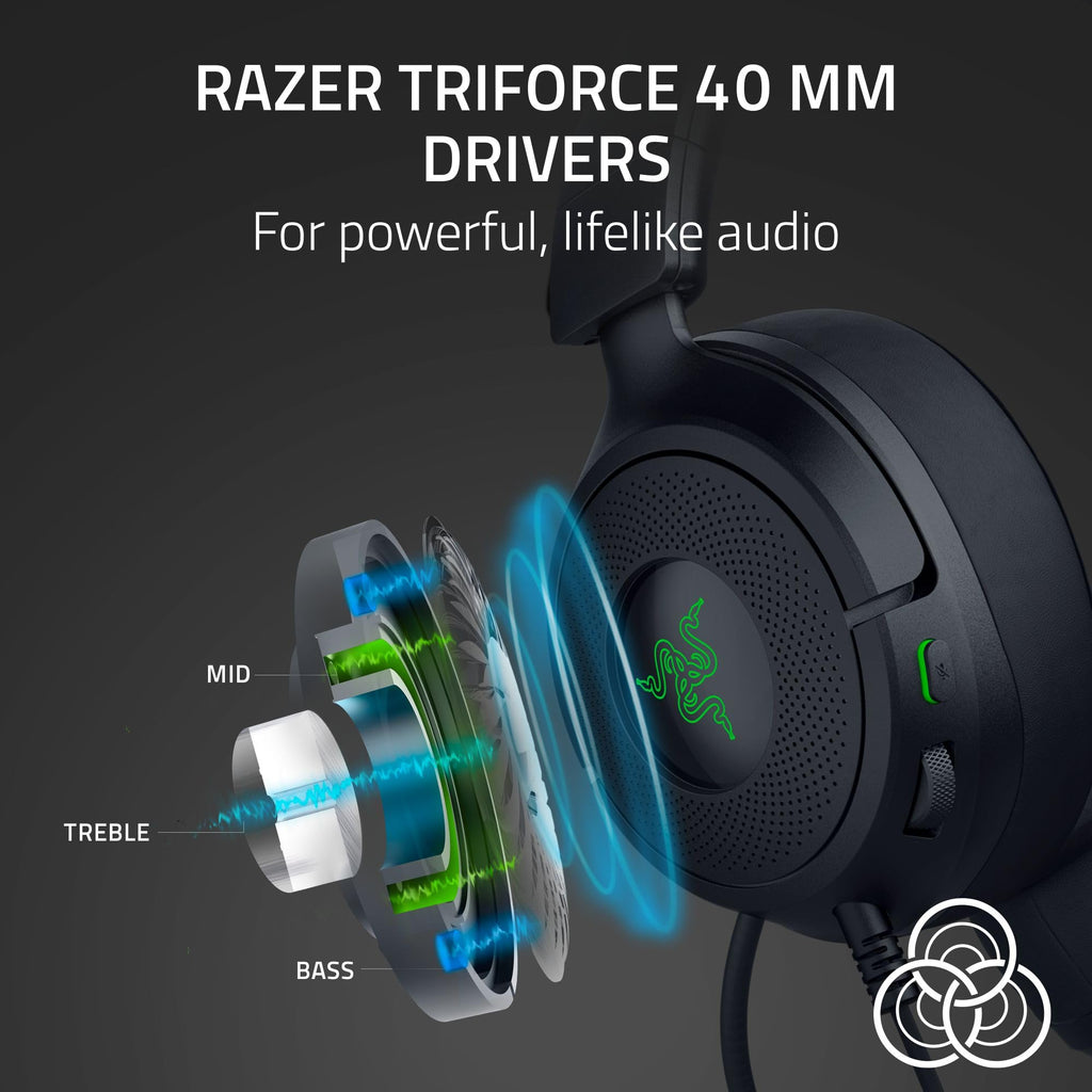 Razer Kraken Kitty V3 X Wired Gaming Headset – 3 Colors