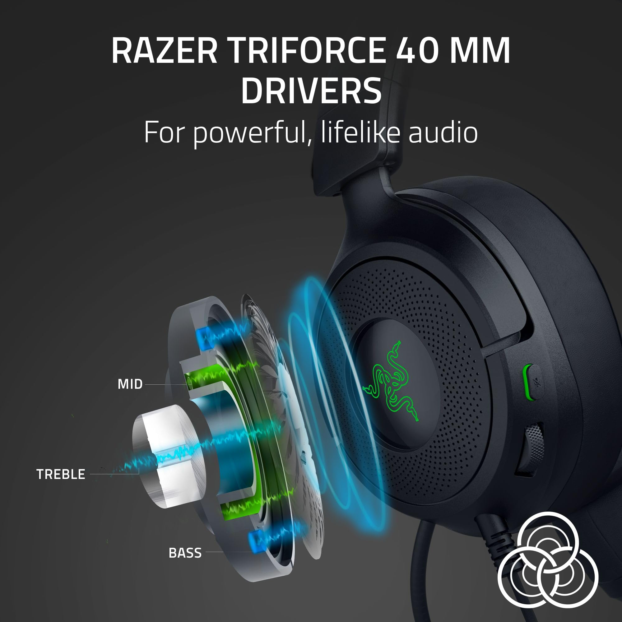 Razer Kraken Kitty V3 X Wired Gaming Headset – 3 Colors