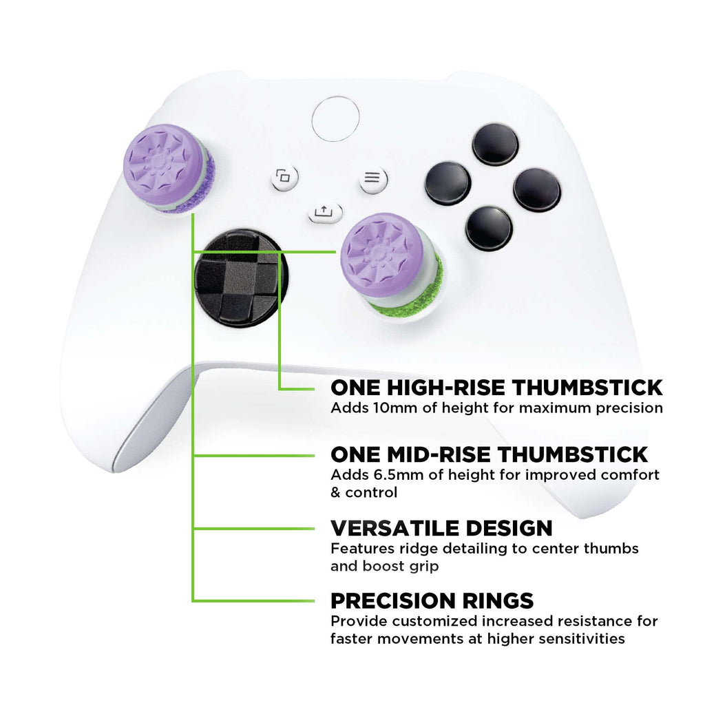 KontrolFreek Aim Boost Kit for Xbox One and Xbox Series X Controller | Includes Performance Thumbsticks and Precision Rings | Black Galaxy Edition - Flex Gamingproduct_type