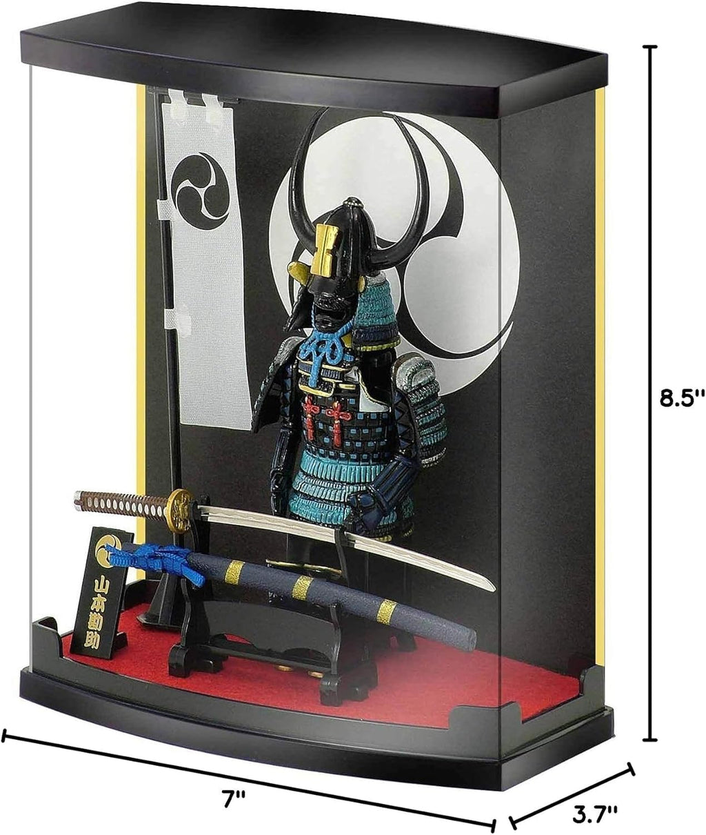 MEISTER JAPAN Samurai Figure Yamamoto Kansuke 8.3" w/Katana & Case | 1:10 scale armor honoring the Takeda strategist, with stand, flag & kakedai stand; dust-proof, gift for history fans - Flex Gamingproduct_type
