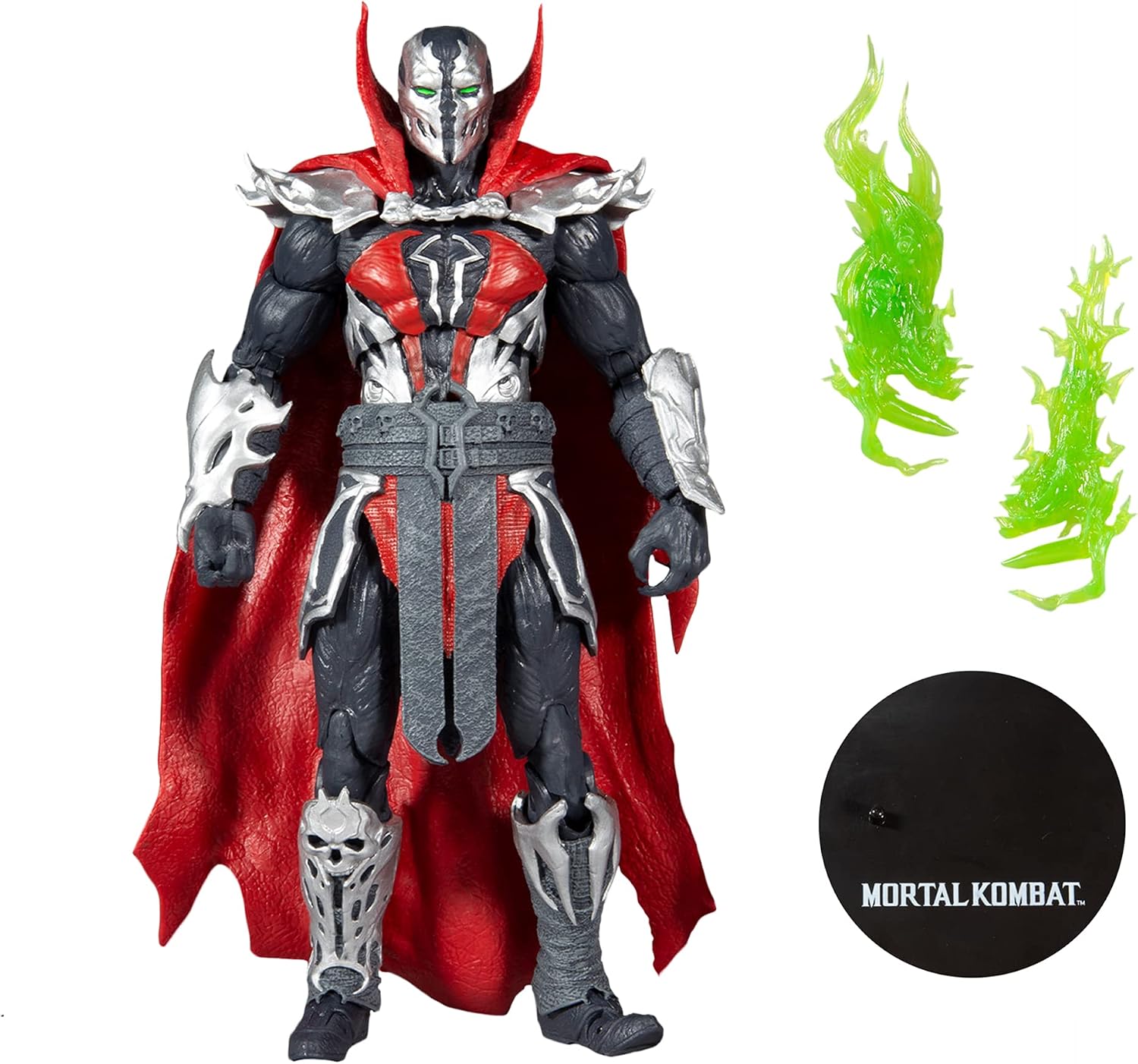 McFarlane Toys Mortal Kombat Malefik Spawn 7" Action Figure with Accessories | Mortal Kombat 7 Inch Action Figure Wave 2 - Malefik Spawn