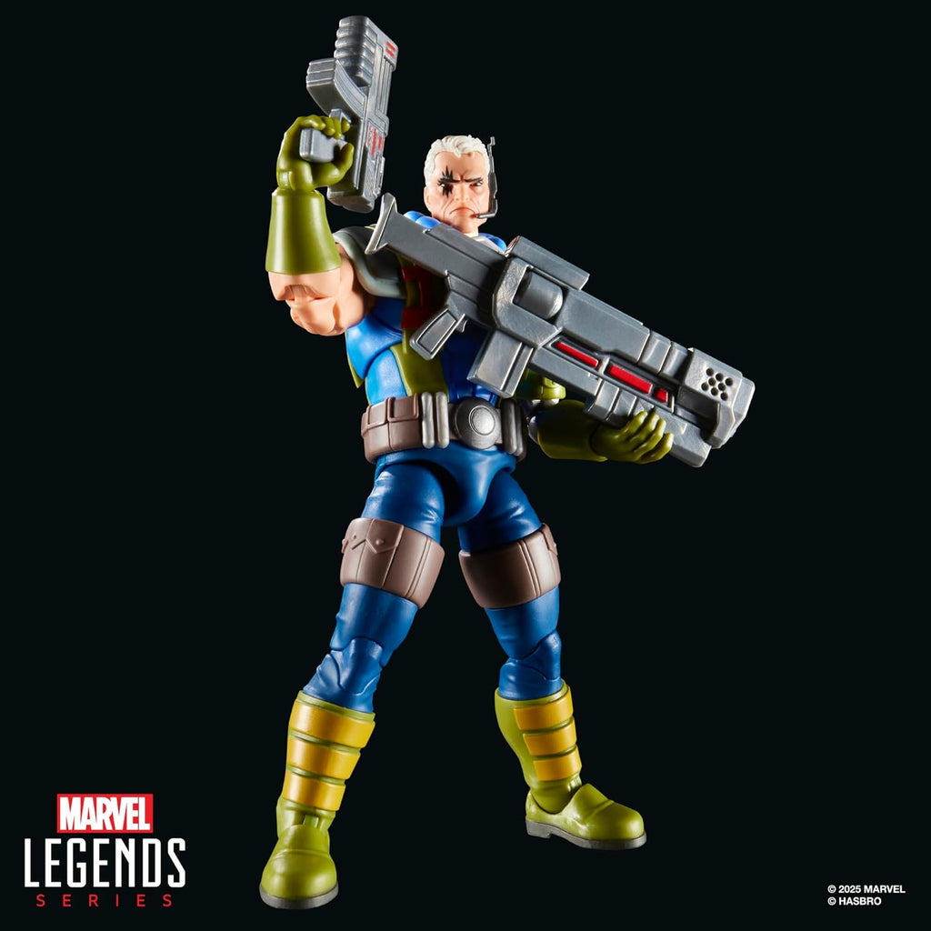 Marvel Legends Series Marvel's Cable, X-Men '97 Collectible 6-Inch Action Figure Toy | 6-Inch Collectible, Includes 6 Accessories, 2 Blasters, 2 Weapon Fx, 20 Plus Points Articulation