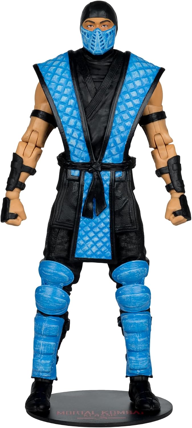 McFarlane Toys- Mortal Kombat Klassic Sub-Zero 7in Action Figure | Mortal Kombat Klassic 7 Inch Action Figure Wave 1 - Sub-Zero