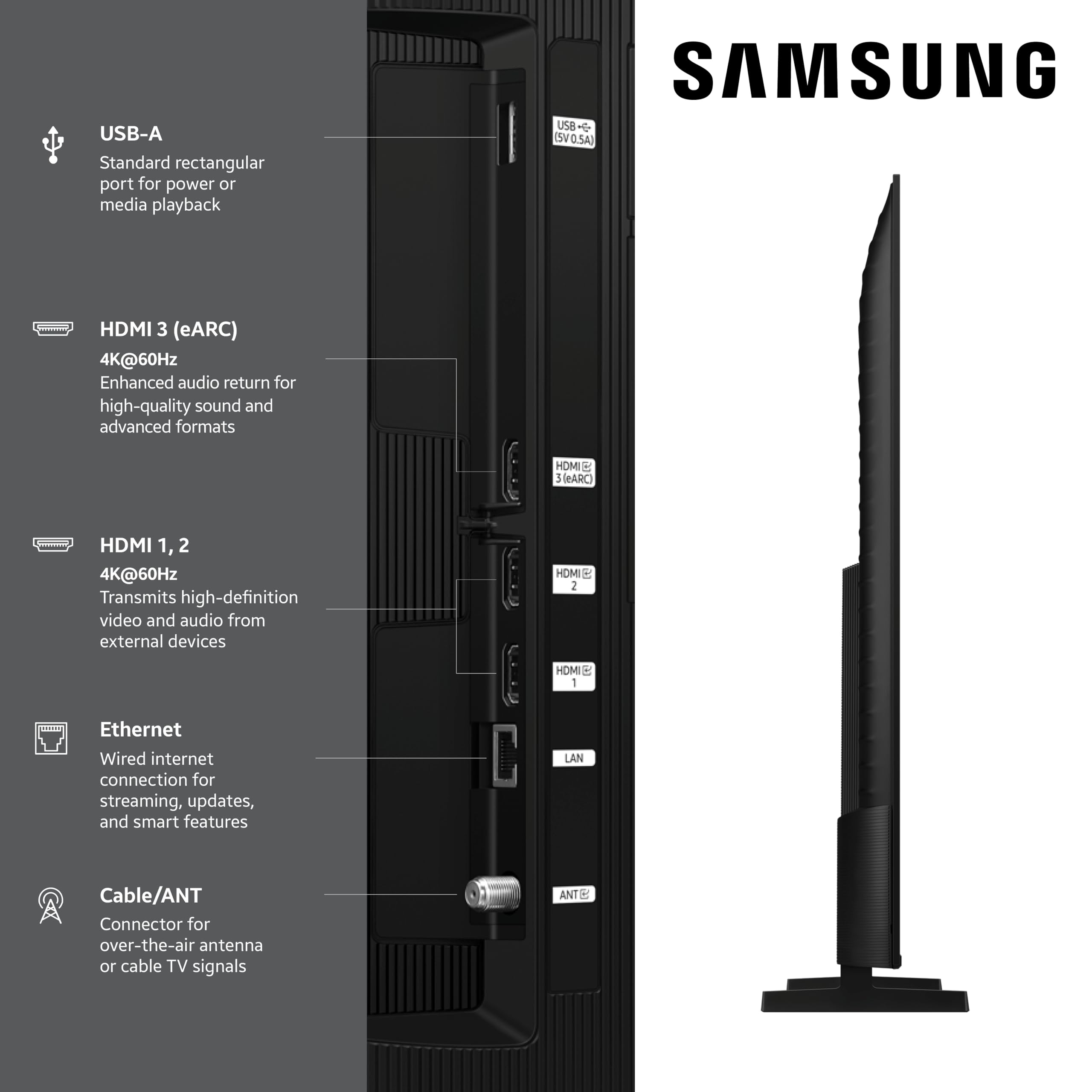 Samsung QLED Q7F & Q6F Series 4K Smart TV – 2 Styles & 7 Sizes