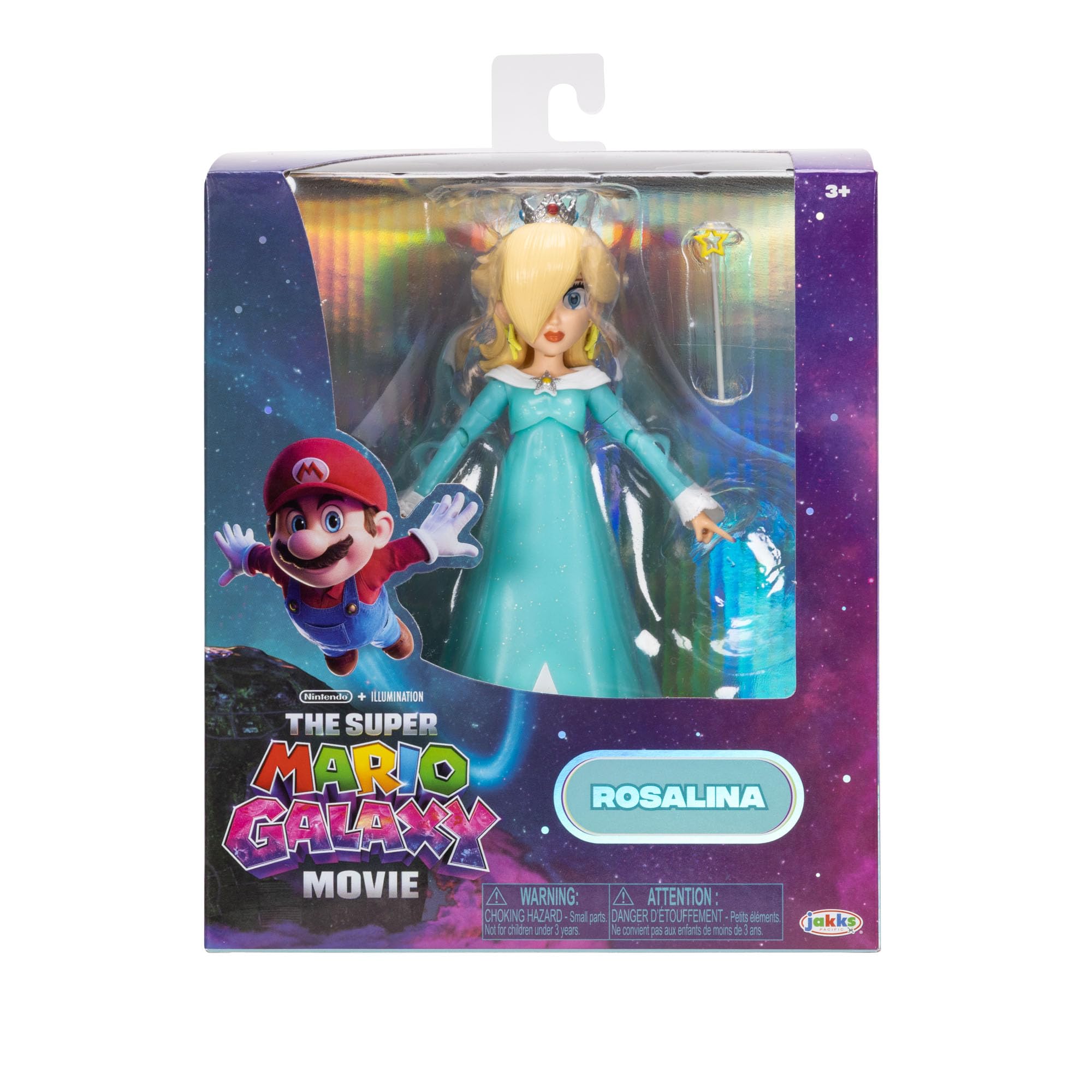 The Super Mario Galaxy Movie 5” Action Figures Series 1 – Bowser Jr. Figure with Paint Brush Accessory - Premium Details and 17 Points of Articulation