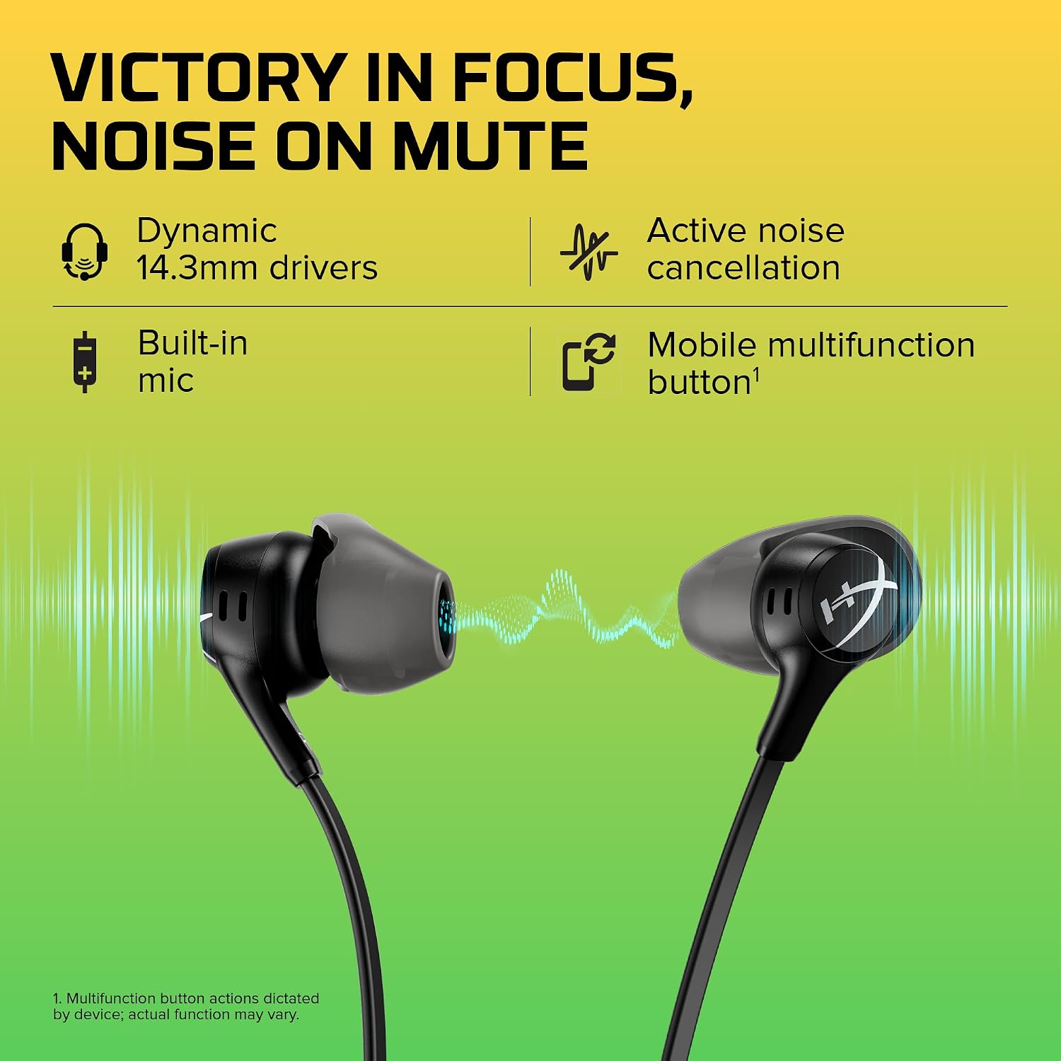 HyperX Cloud Earbuds II Wired Gaming Earbuds – 2 Colors