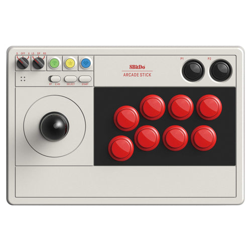 8Bitdo Arcade Stick for Switch & Windows, Arcade Fight Stick Support Wireless Bluetooth, 2.4G Receiver and Wired Connection - Flex Gamingproduct_type