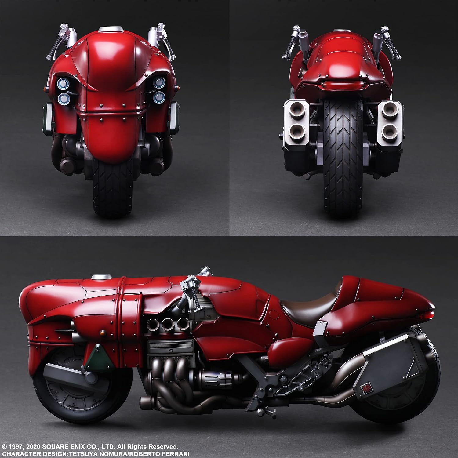 Square Enix Final Fantasy VII Remake - Roche & Moto - Play Arts Kai Fig. et Véhi.