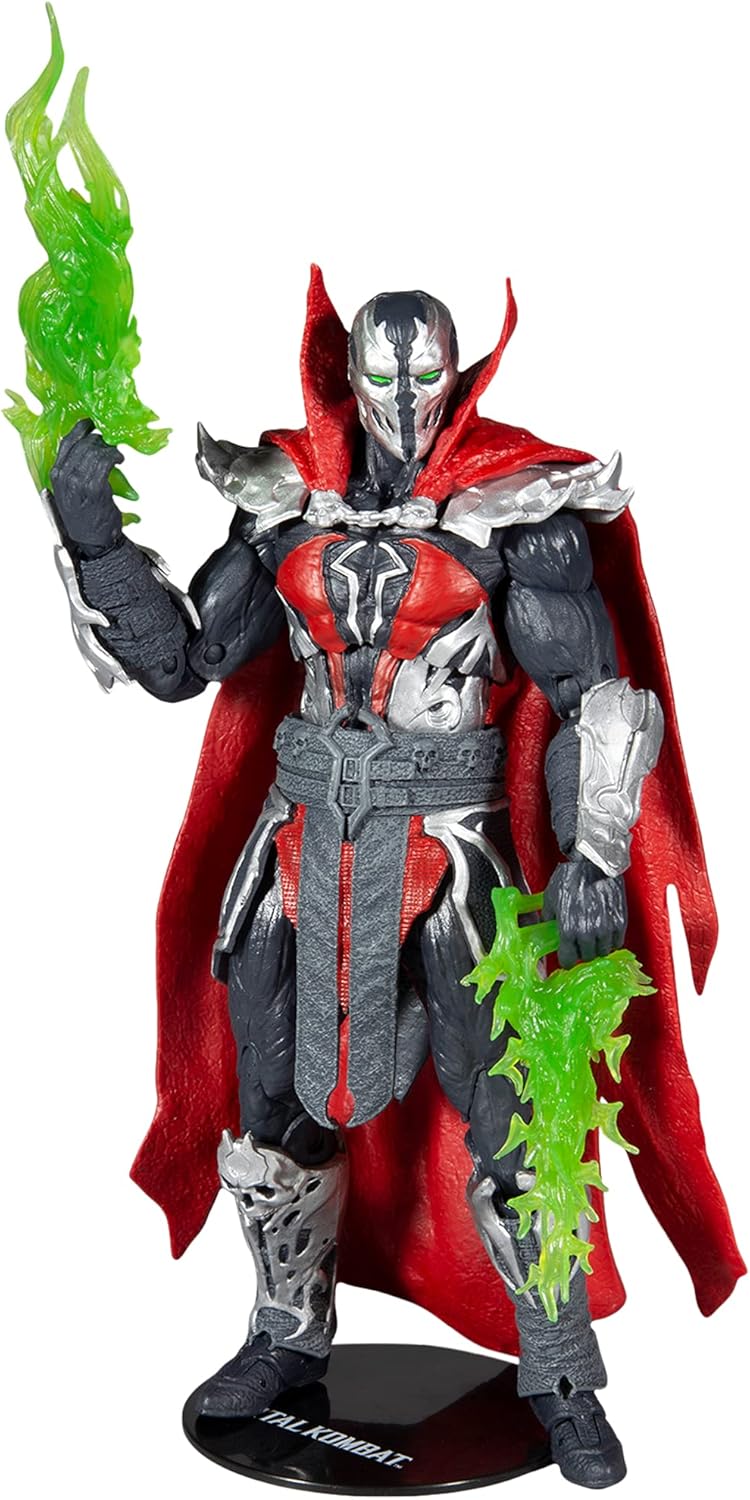 McFarlane Toys Mortal Kombat Malefik Spawn 7" Action Figure with Accessories | Mortal Kombat 7 Inch Action Figure Wave 2 - Malefik Spawn