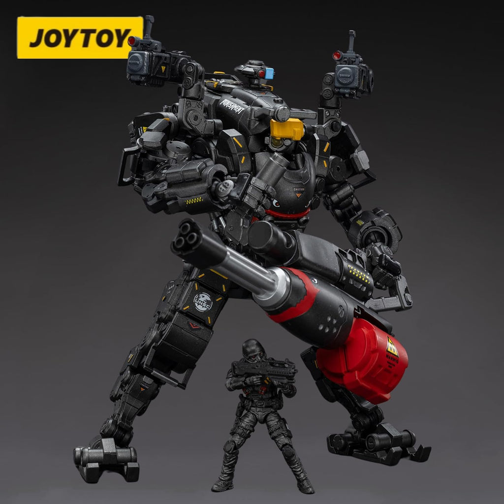 JOYTOY Action Figures 1/25 God of War 86-II Assault Anime Soldier Figure and Mecha PVC DIY Robot Collectible Military Model Collection