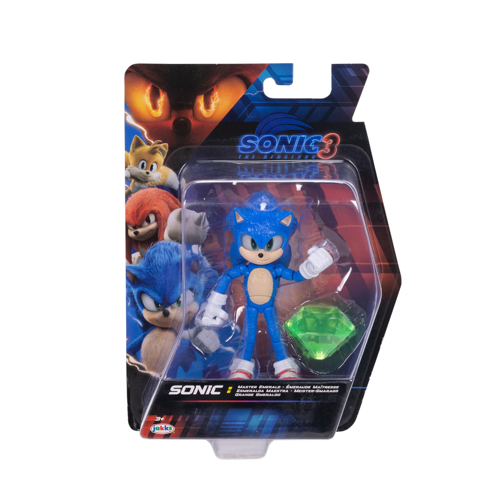 Sonic The Hedgehog – 5-Inch Shadow Action Figure – 20+ Points of Articulation – Official Collector Toy – Boys & Girls Ages 3+ | Sonic The Hedgehog Movie 5 Inch Action Figure Wave 1 - Shadow (Closed Mouth)