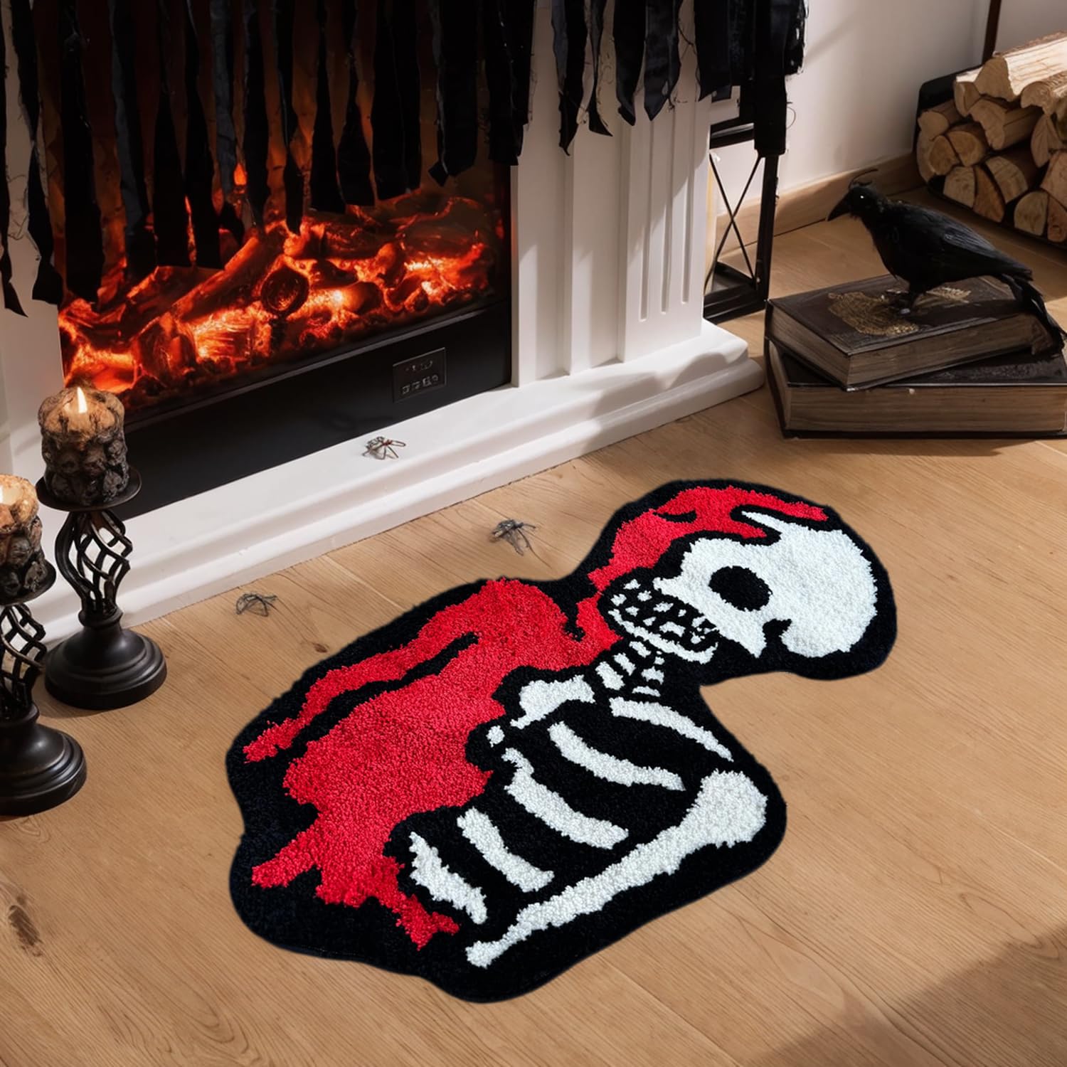Graduation Bear Rug - Hypebeast Room Decor, Ultra-Soft Hypebeast Rugs with TPR Non-Slip Backing, Trendy Cloud-Like Plush Cute Carpet, Cool Rugs for Bedroom & Man Cave (28"x28") - Flex Gamingproduct_type
