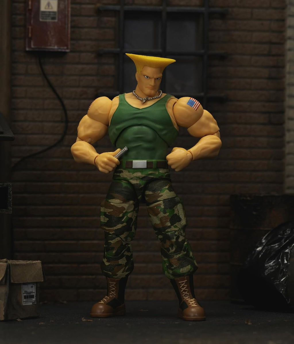 Jada - Street Fighter Guile - 15 cm articulated figure - Removable accessories - 253252032