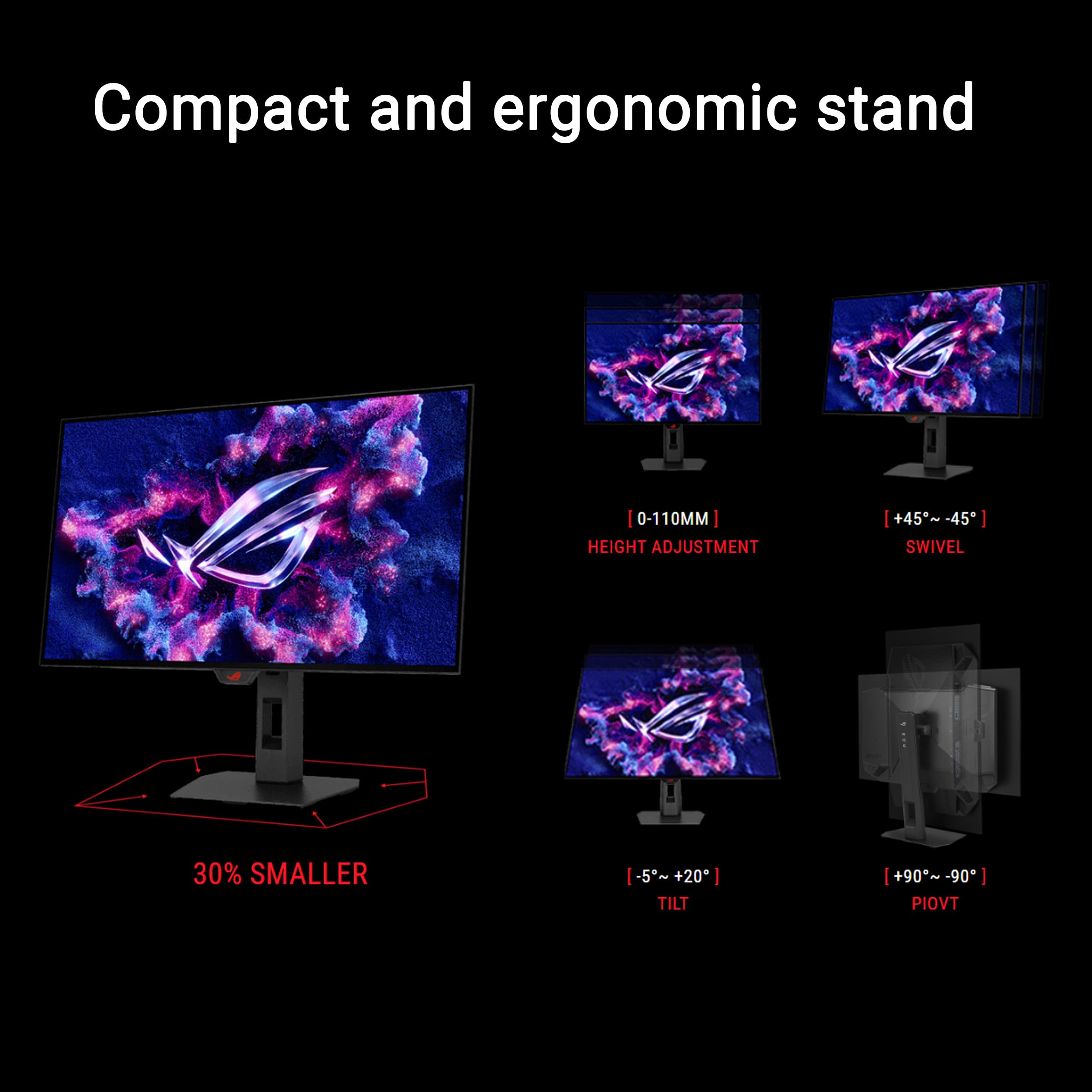 ASUS ROG Swift OLED Gaming Monitor – 4 Styles