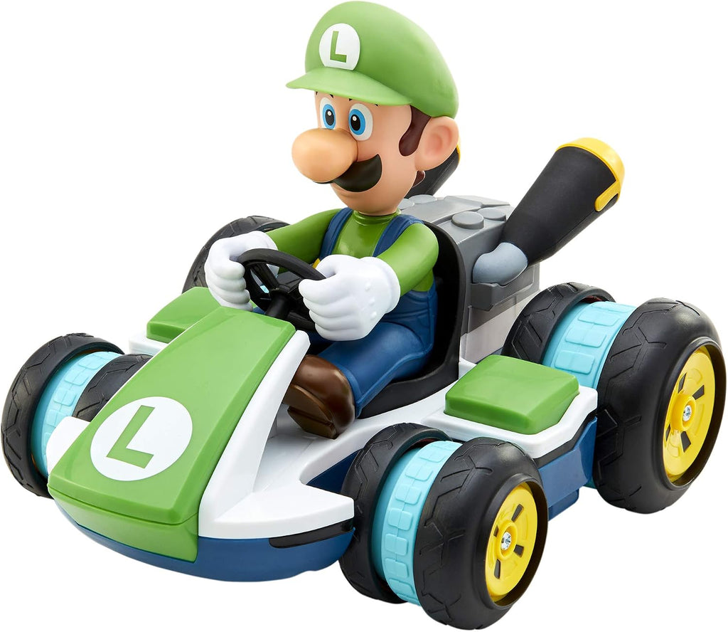 Nintendo Mario Kart 8 Luigi Mini Anti-Gravity Rc Racer 2.4Ghz, with Full Function Steering Create 360 Spins, Whiles & Drift!Up to 100'. Range - for Kids Ages 4+