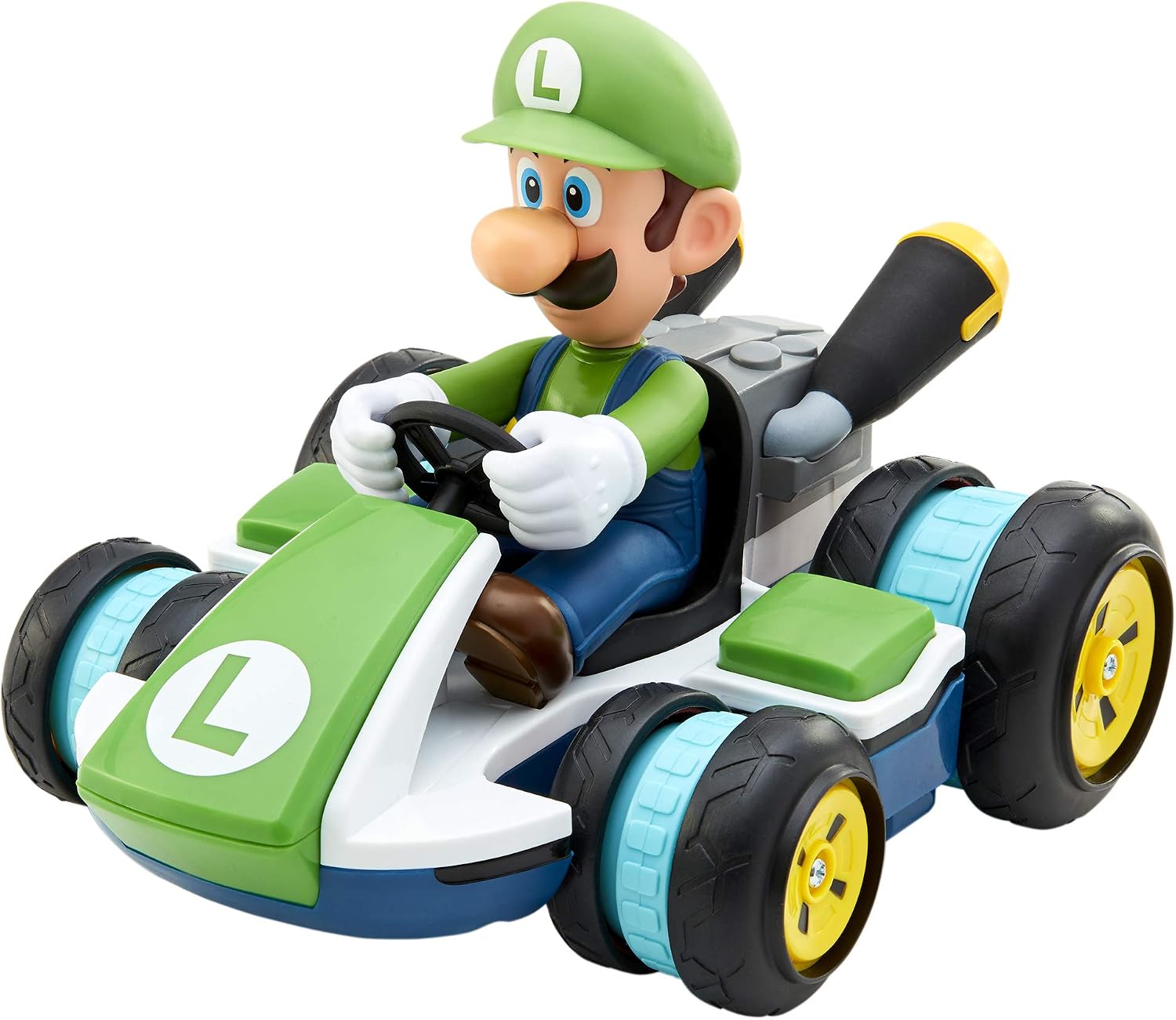 Nintendo Mario Kart 8 Luigi Mini Anti-Gravity Rc Racer 2.4Ghz, with Full Function Steering Create 360 Spins, Whiles & Drift!Up to 100'. Range - for Kids Ages 4+