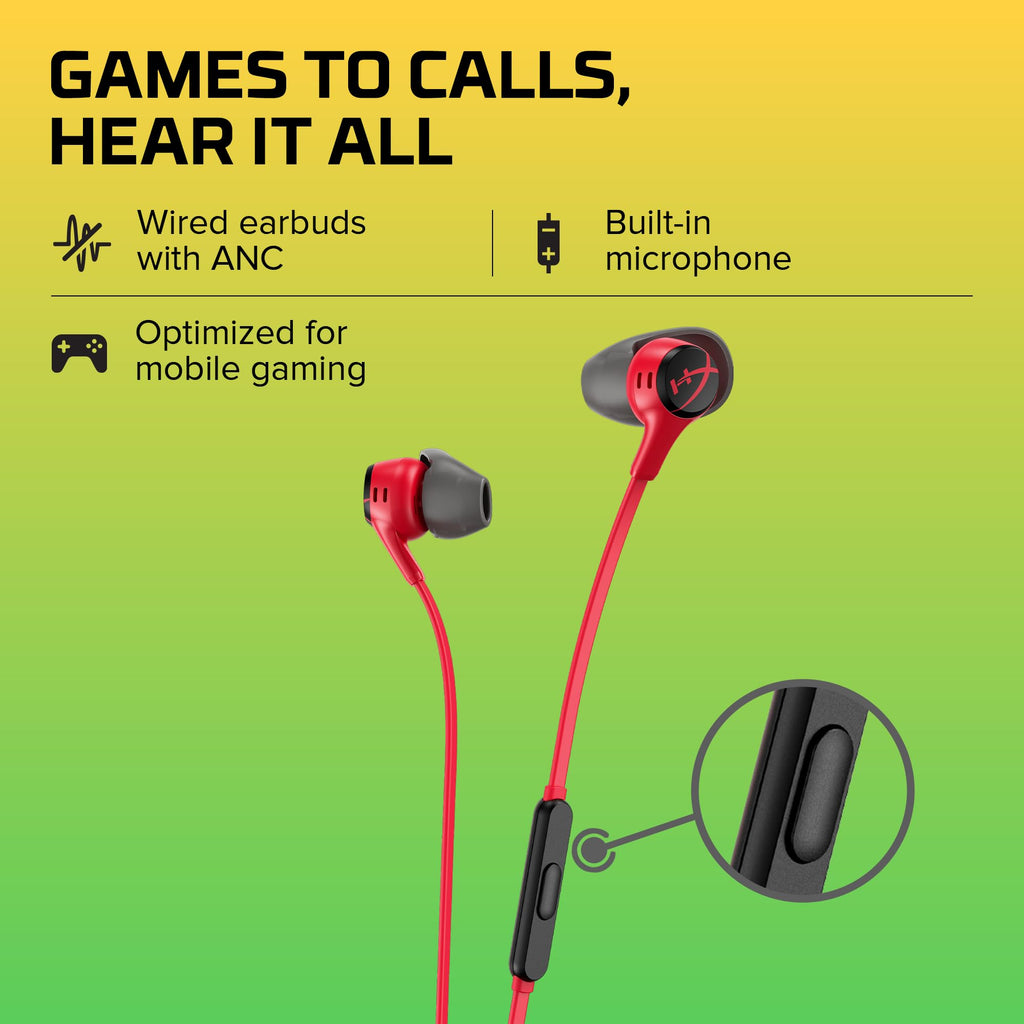 HyperX Cloud Earbuds II Wired Gaming Earbuds – 2 Colors